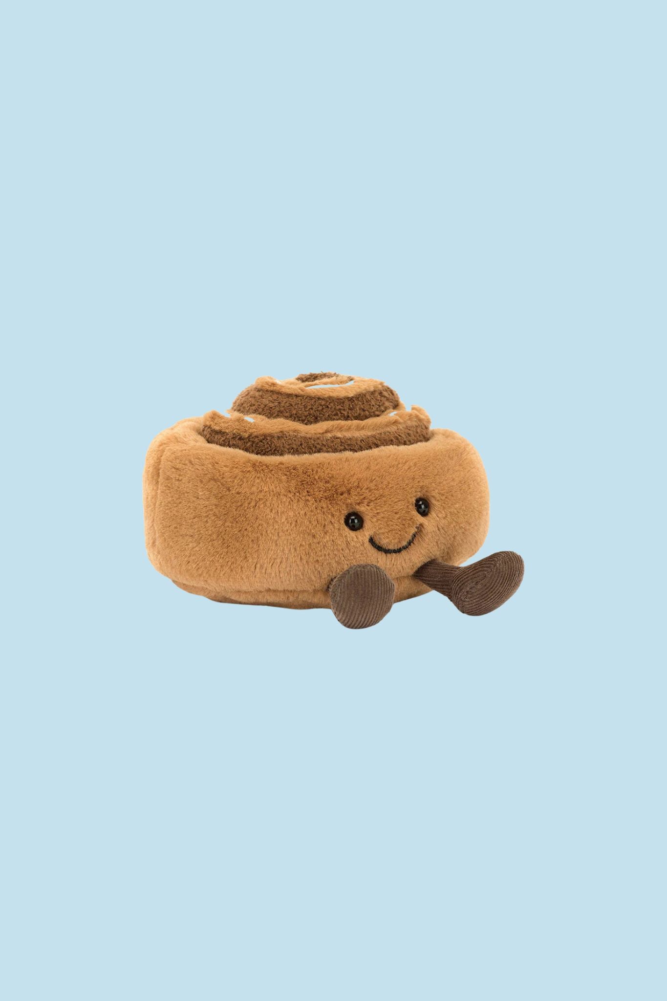 Jellycat Amuseables Cinnamon Bun Plush Toy - Soft & Cuddly Stuffed Pastry for Kids, Gift & Home Decor