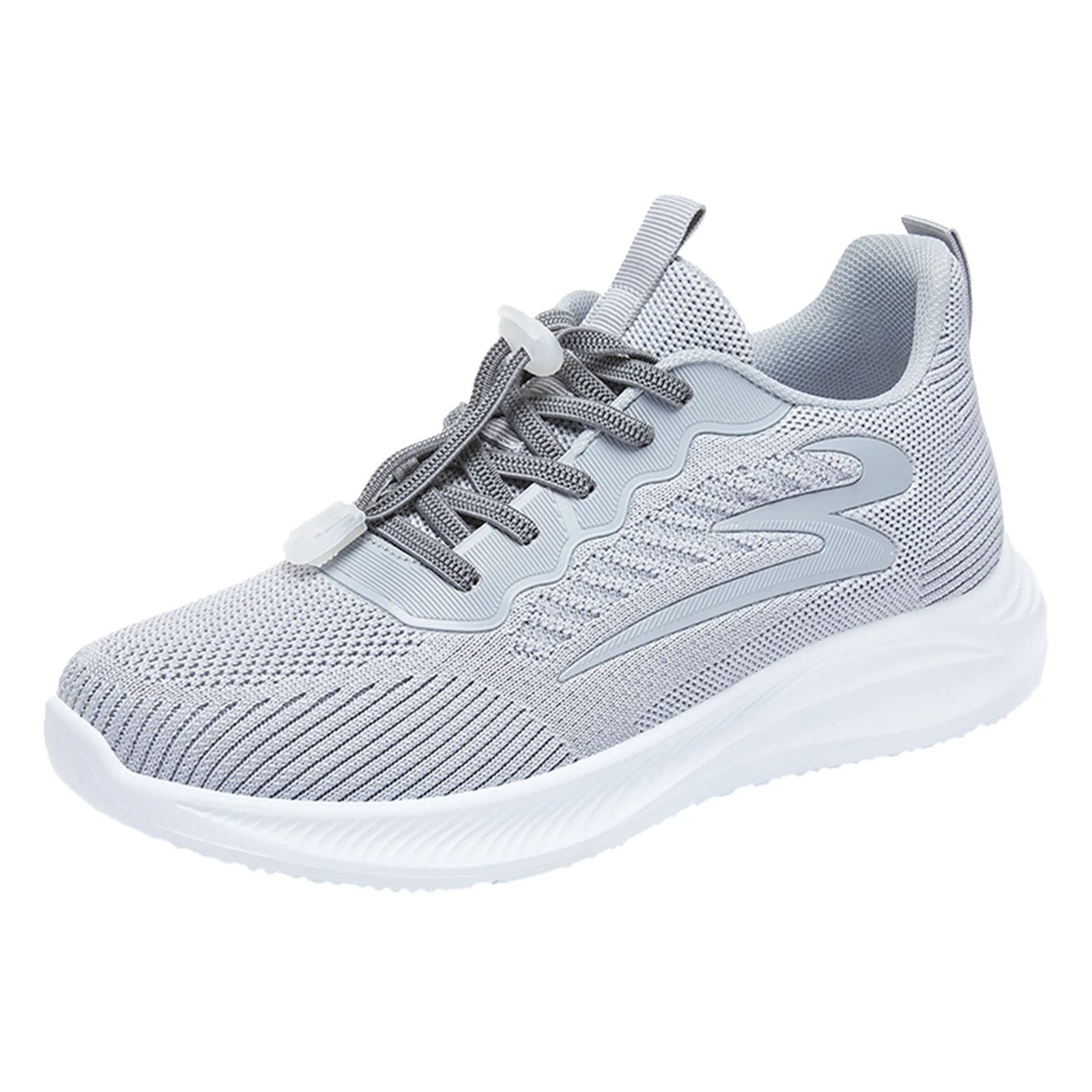Women's White Retro Hiking Shoes - Lightweight Black Sport Running & Walking Shoes for Women - Perfect for Trekking, Casual Wear & Outdoor Activities