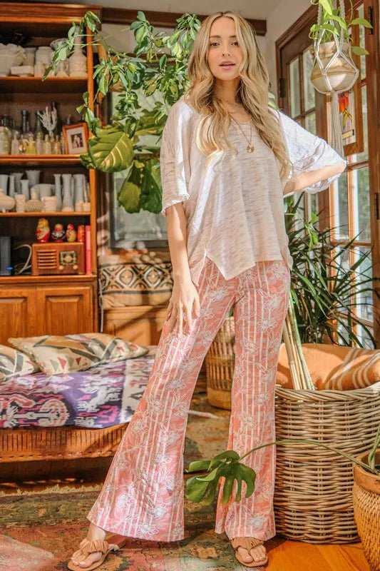 Stretch Bell Bottom Flare Pants - Wrinkle Free & Comfortable Women's Wide Leg Trousers for Casual Wear, Office, and Night Out