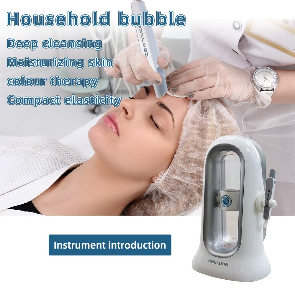 Professional Water Oxygen Jet Beauty Machine - Multifunctional Facial Suction & Hydrodermabrasion Device for Deep Skin Cleansing & Care | At-Home Spa Treatment & Salon-Grade Skincare