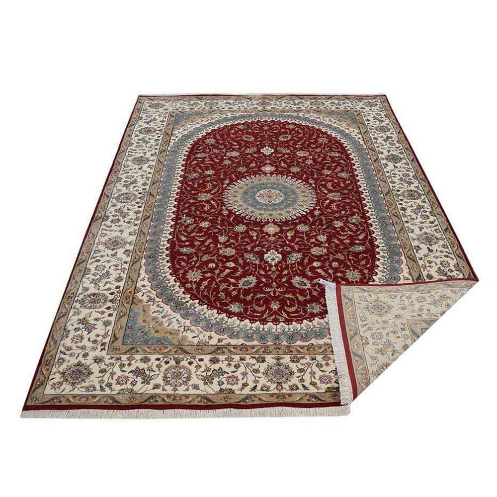 Handmade Persian Rug - Premium Hand-Knotted Wool Carpet for Living Room, Bedroom & Dining Area - Traditional Oriental Design - Perfect for Home Decor & Luxury Interior