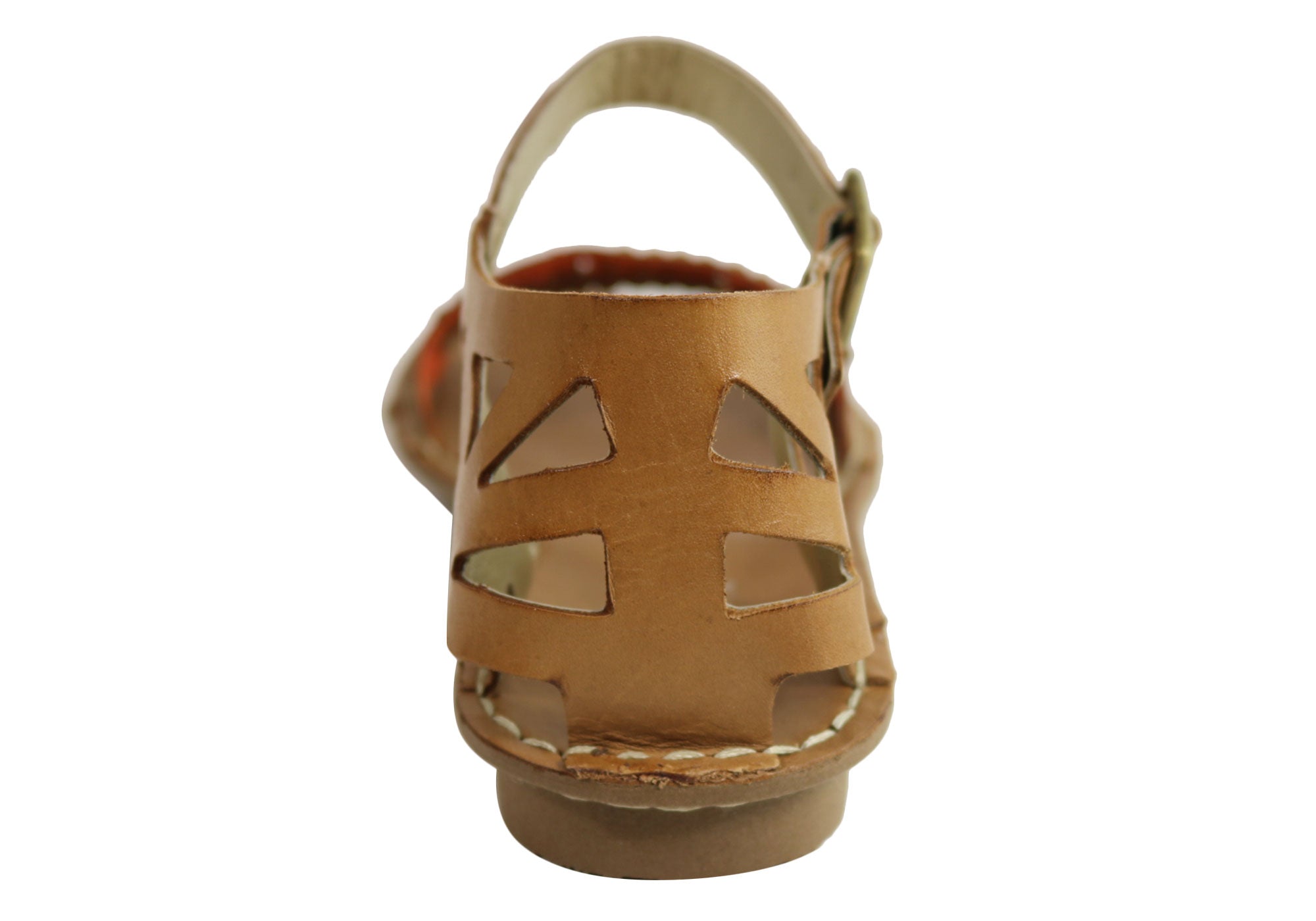 Andacco Seattle Women's Comfortable Flat Leather Sandals - Handmade in Brazil - Perfect for Summer, Beach & Casual Outings