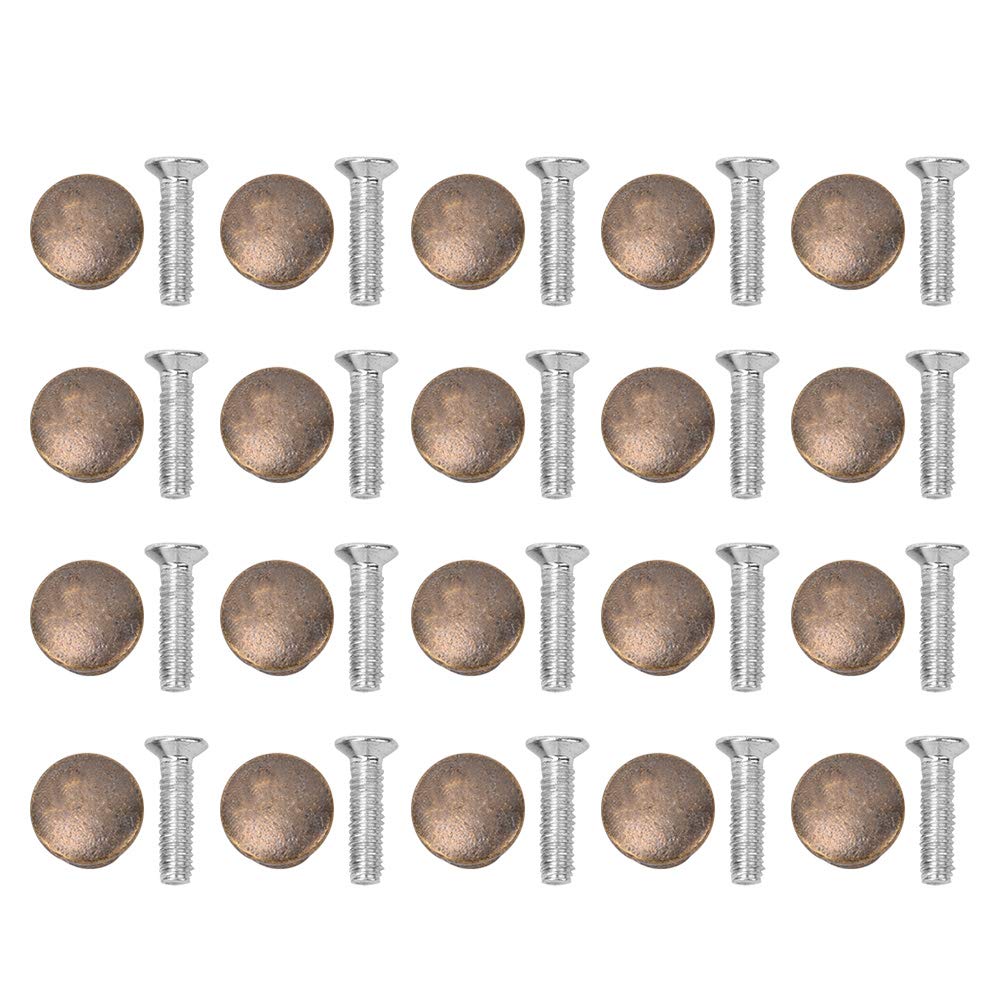 20-Pack Mini Mushroom Head Cabinet Knobs - Vintage Drawer Pulls for Jewelry Box, Dresser, Wardrobe & Bedroom Furniture - Decorative Hardware for DIY Home Decor & Furniture Upgrade