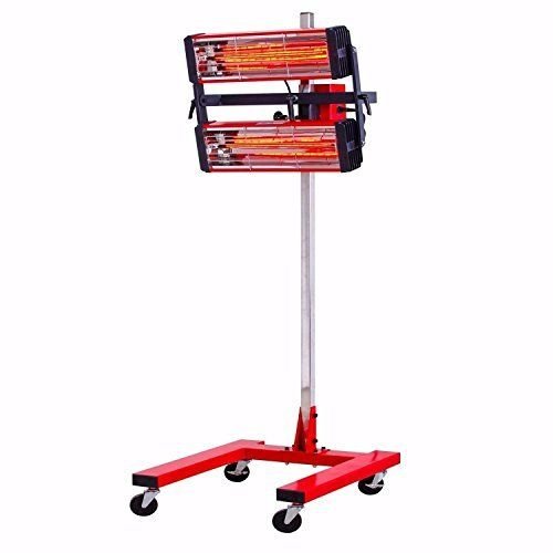 110V Infrared Paint Curing Lamp - Professional Auto Body Shop Baking Light for Spray Booth | Fast-Drying Paint, Car Detailing & DIY Projects