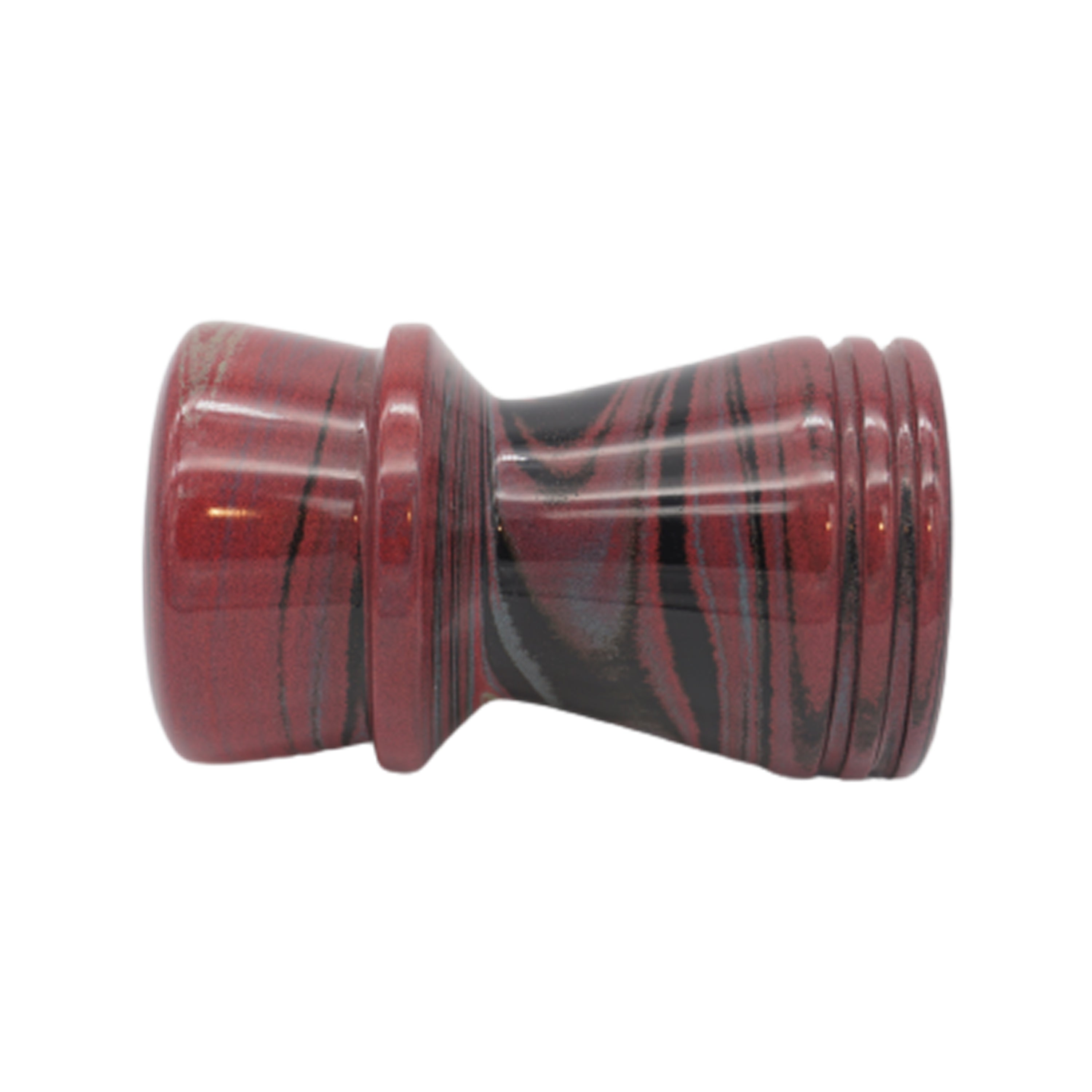 Premium Mars Ebonite Handmade Shaving Brush Handle for 28mm & 30mm Knots - Luxury Wet Shaving & Grooming Essential for Men's Beard Care Routine