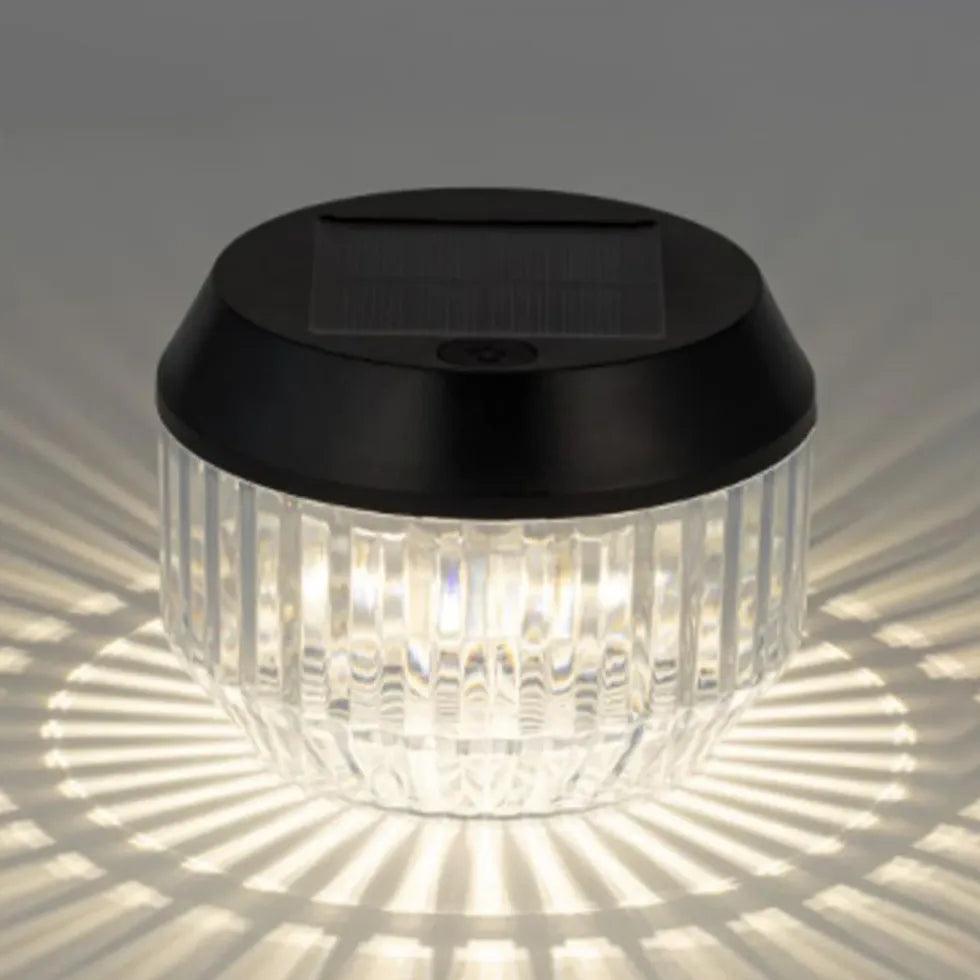 Clear Portable LED Table Lights for Outdoor Patio, Camping, Picnics & Backyard Decor - Waterproof & Battery Operated