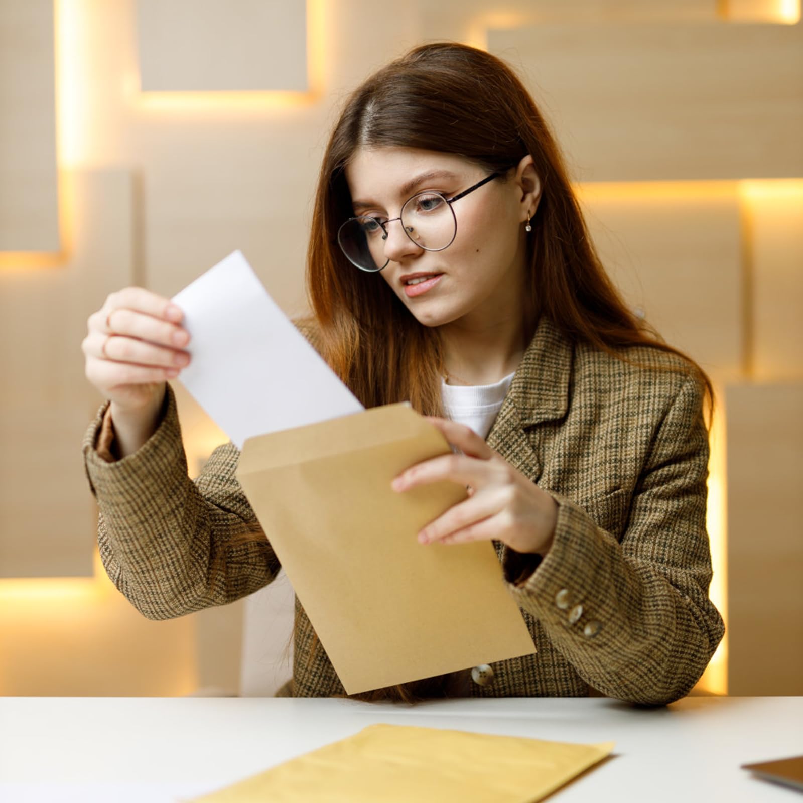 20 Pack 6x9 Self Seal Security Envelopes - Heavy Duty 120G Brown Kraft Paper - Printable Mailing Envelopes for Invitations, Business Documents, Bills & Organizing (Letter Size Catalog Envelopes) - Perfect for Office, Mailing, Storage & Small Business Use
