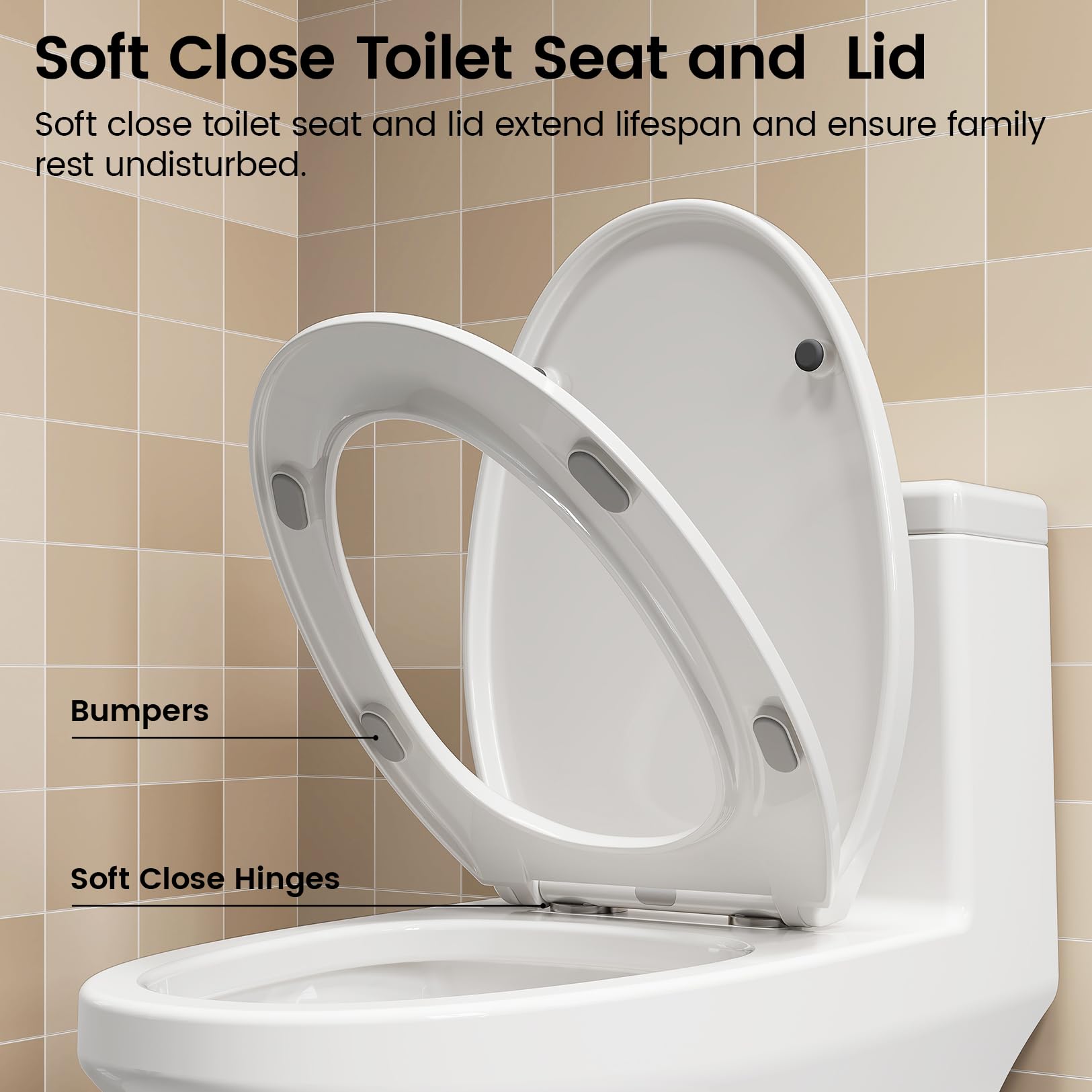 K-0351DF Elongated One Piece Toilet with ADA Comfort Height 17.2