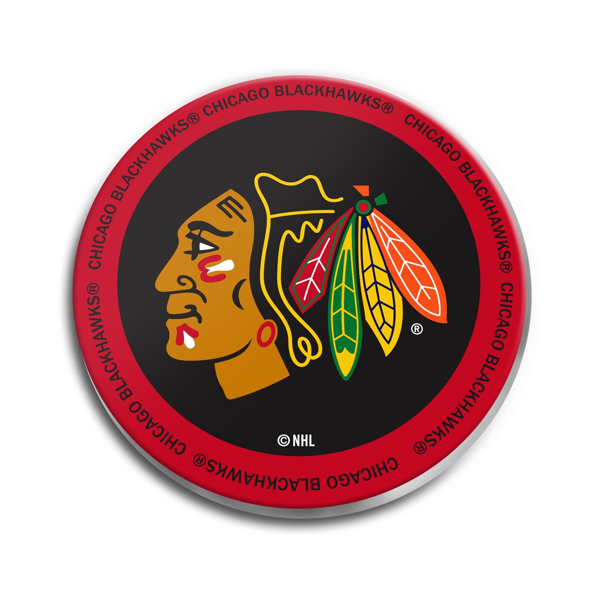 Boelter Brands NHL Unisex Ceramic Ring of Honor Coaster Set - Officially Licensed Hockey Drink Coasters for Beer, Coffee & Beverages - Perfect for Game Nights, Man Cave & Sports Bar Decor