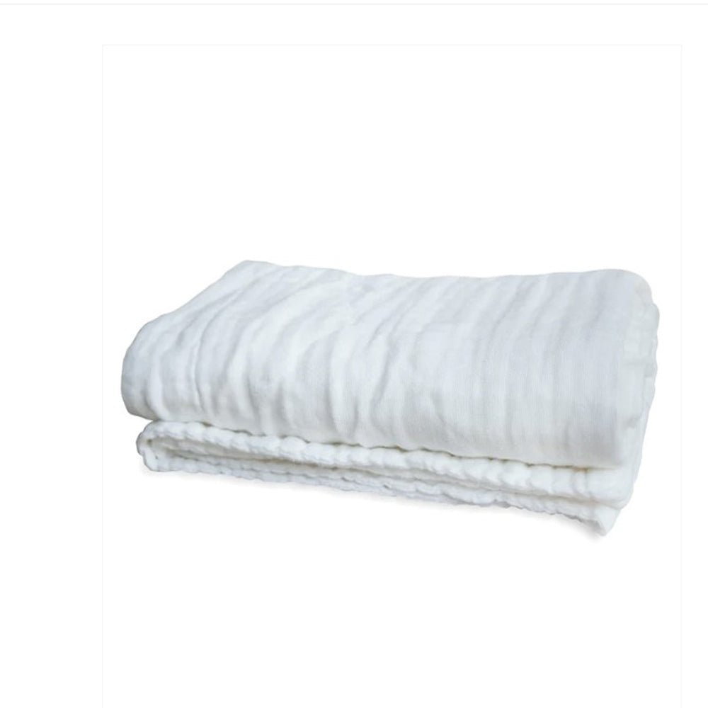 Soft Organic Cotton Muslin Baby Wrap Swaddle Blanket - Breathable & Lightweight for Newborns, Infants & Toddlers - Perfect for Swaddling, Nursing Cover, Stroller Blanket & Photo Shoots