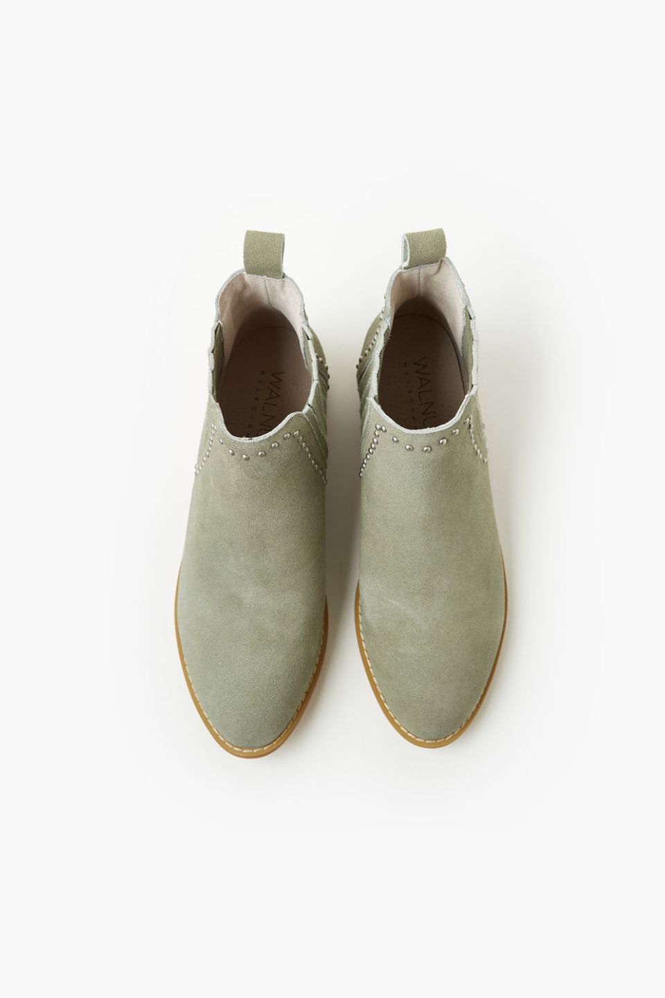 Delilah Sage Suede Leather Ankle Boots for Women - Comfortable Low Heel Booties for Fall & Winter - Perfect for Office, Casual Outfits and Date Nights