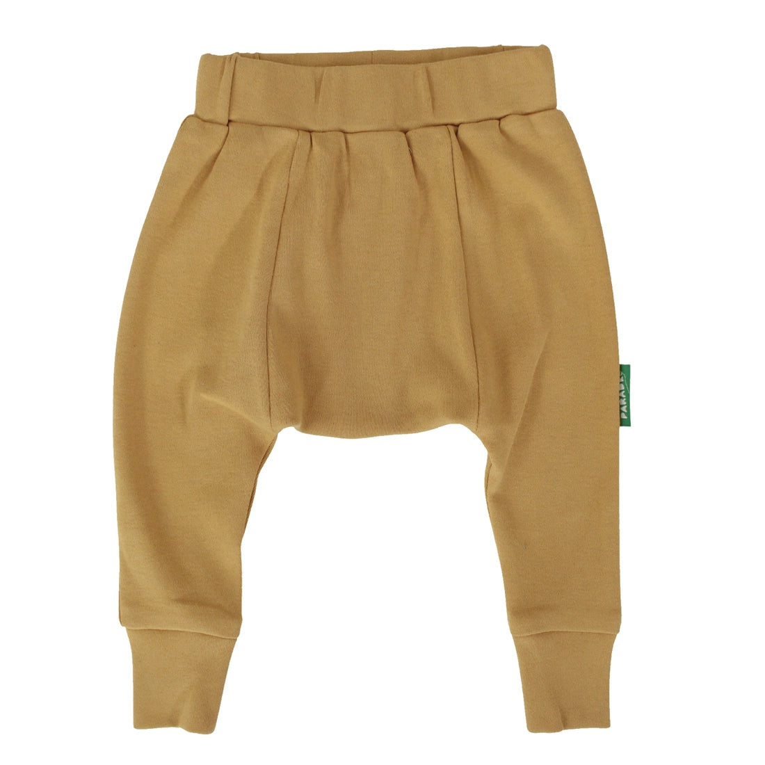 Organic Cotton Ochre Harem Pants for Women - Boho Chic Loose Fit Yoga Pants - Perfect for Yoga, Meditation, and Festival Wear