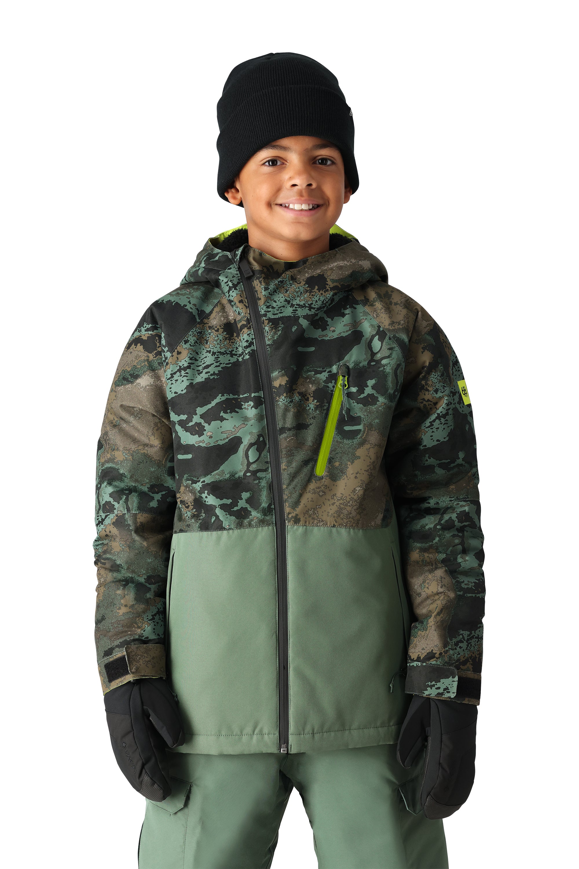 686 Boys' Hydra Insulated Jacket 2025 - Waterproof Winter Coat for Kids | Warm Snow Jacket for Boys Outdoor Activities, Skiing & Snowboarding
