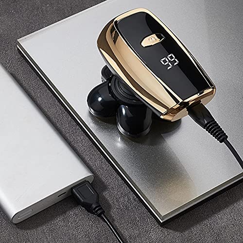 6-in-1 Waterproof Electric Razor for Men with LCD Display - Powerful Beard Trimmer & Body Shaver for Bald Head & Facial Hair | Perfect for Travel, Gym & Daily Grooming