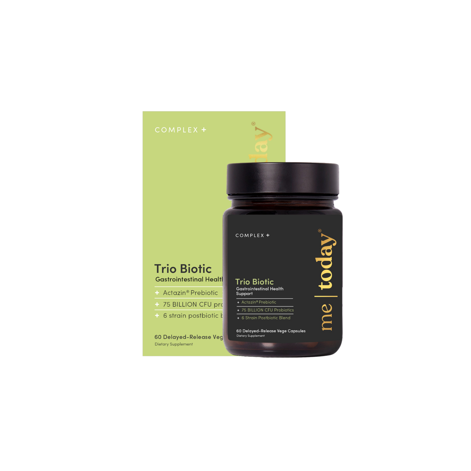 Trio Biotic Probiotic Supplement for Gut Health - Supports Digestion & Immune System - Ideal for Daily Wellness & Travel