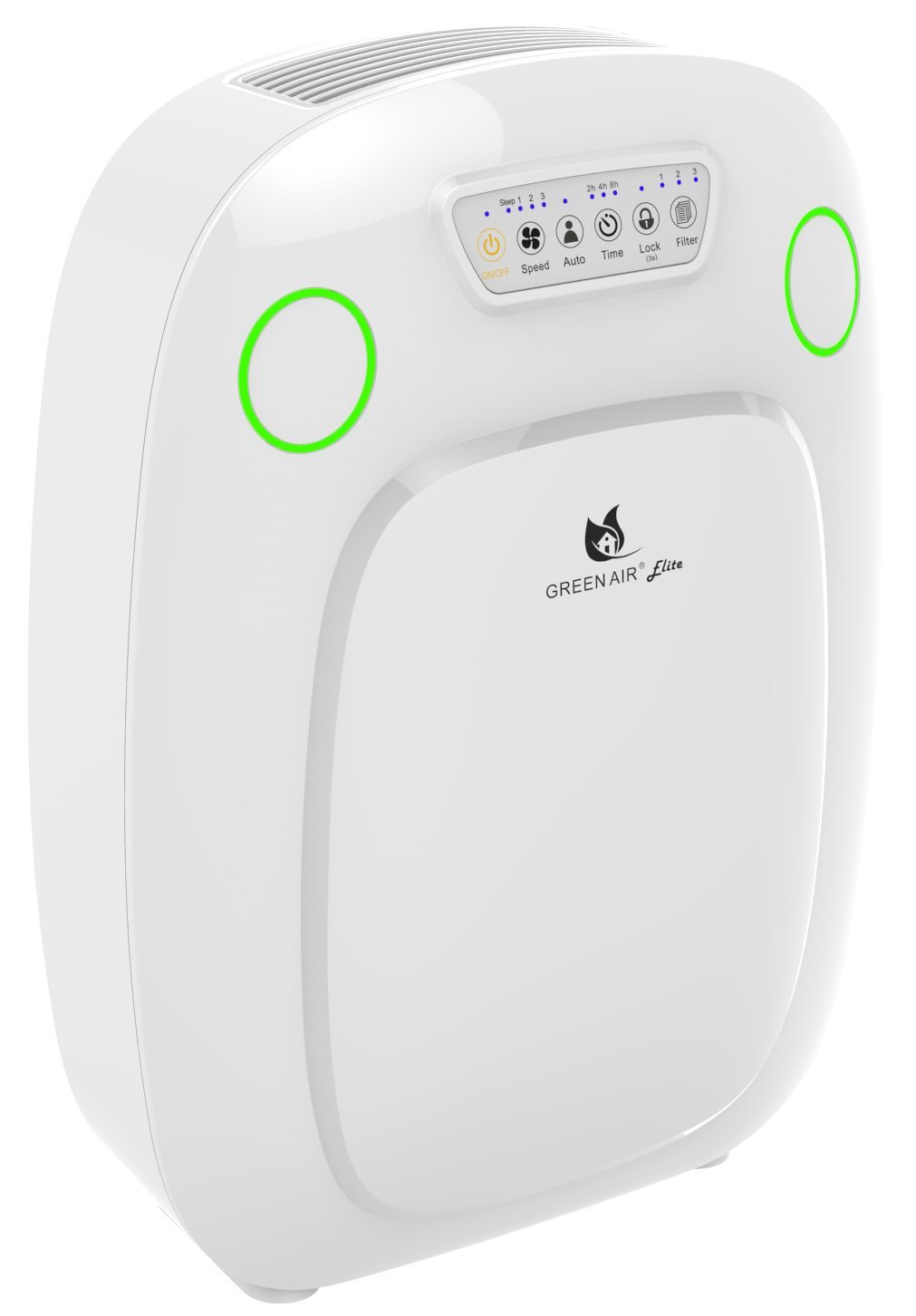 Green Air Elite HEPA Air Purifier with IonCluster Technology - 600 Sq Ft Coverage for Large Rooms | Removes Allergens, Pet Dander, Odors, Mold, Dust, Germs & Smoke | Ideal for Home, Office & Bedroom Air Purification