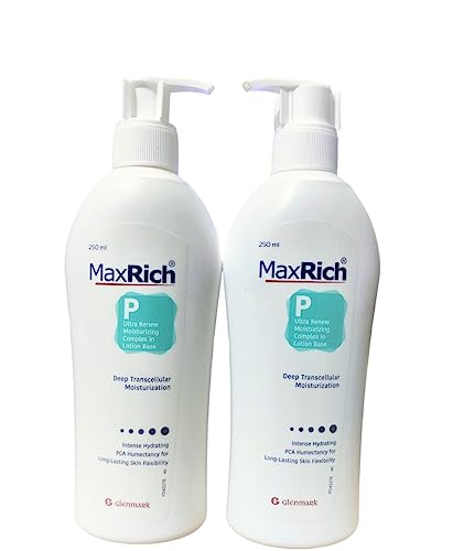 YEUDEU Max Rich P Ultra Renew Moisturizing Lotion - Pack of 2 x 250ml - Deep Hydration for Dry Skin - Perfect for Daily Face & Body Care, Winter Skin Relief & Post-Shave Moisturizing