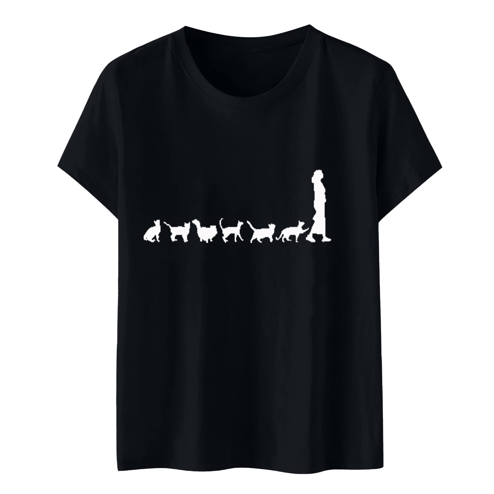 Funny Graphic T-Shirt for Women - Cute Summer Short Sleeve Tee for Teen Girls | Casual Blouse for Everyday Wear, Parties & Outings