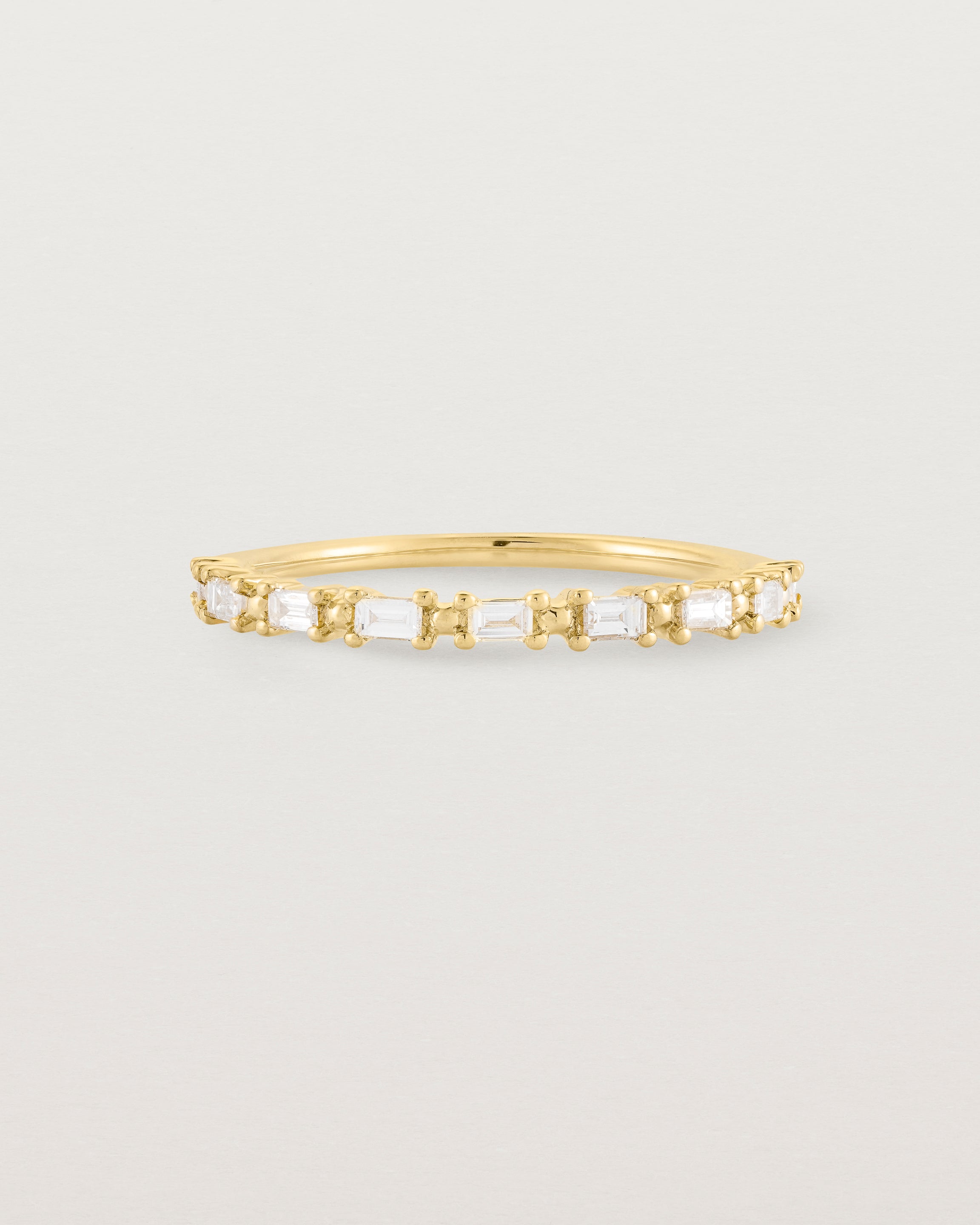 Demi Khyati Diamond Ring for Women - 14K Gold Plated Elegant Stackable Band - Perfect for Engagement, Wedding, Anniversary & Everyday Wear