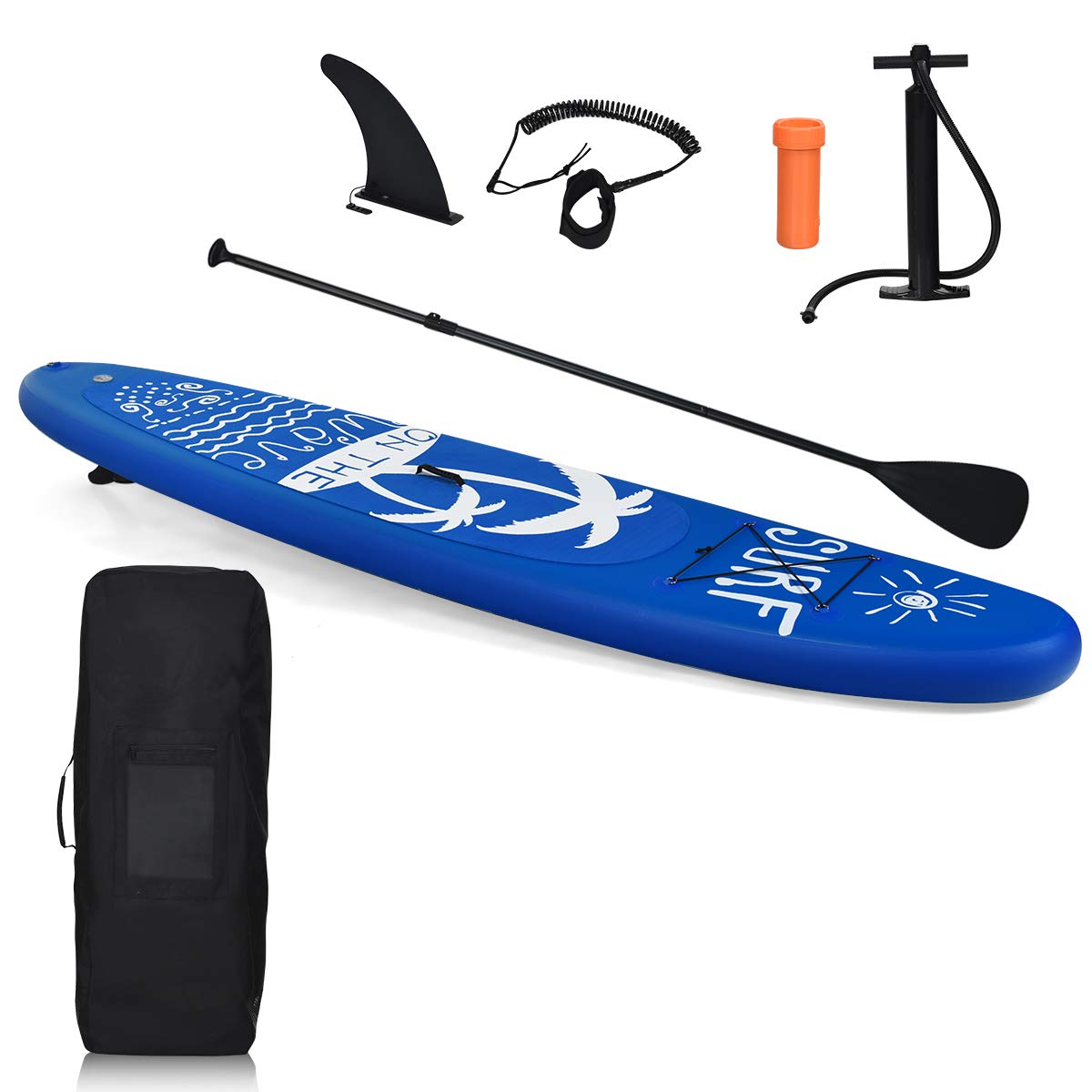 GYMAX Inflatable Stand Up Paddle Board 9.8'/10'/11' x 6