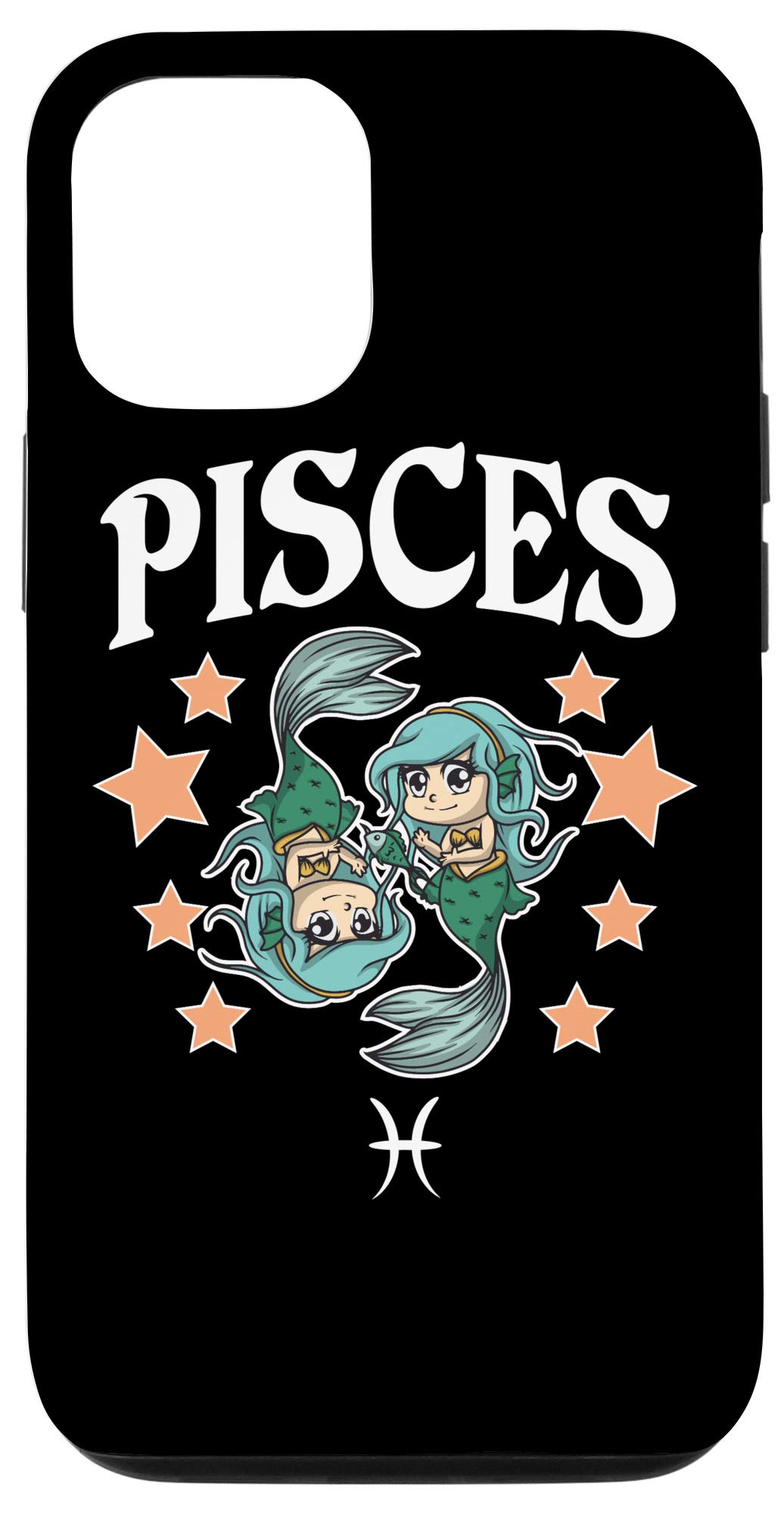 Pisces Zodiac Sign iPhone 12/12 Pro Case - Horoscope Astrology Gift for Women, Men & Kids - Perfect for Birthday Presents & Daily Protection