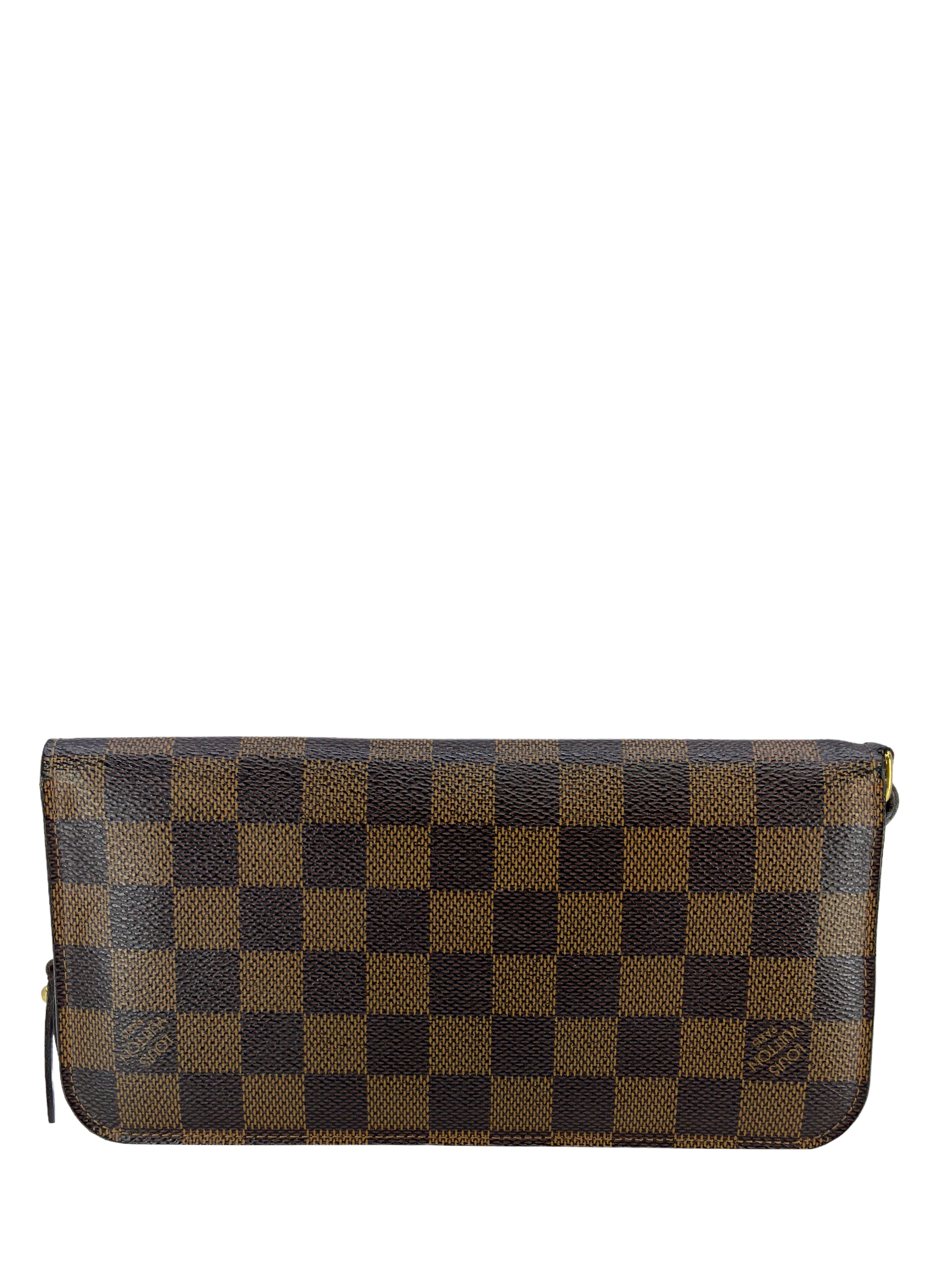 Louis Vuitton Insolite Damier Ebene Wallet Organizer - Luxury Compact Wallet for Women - Perfect for Travel, Business & Everyday Use