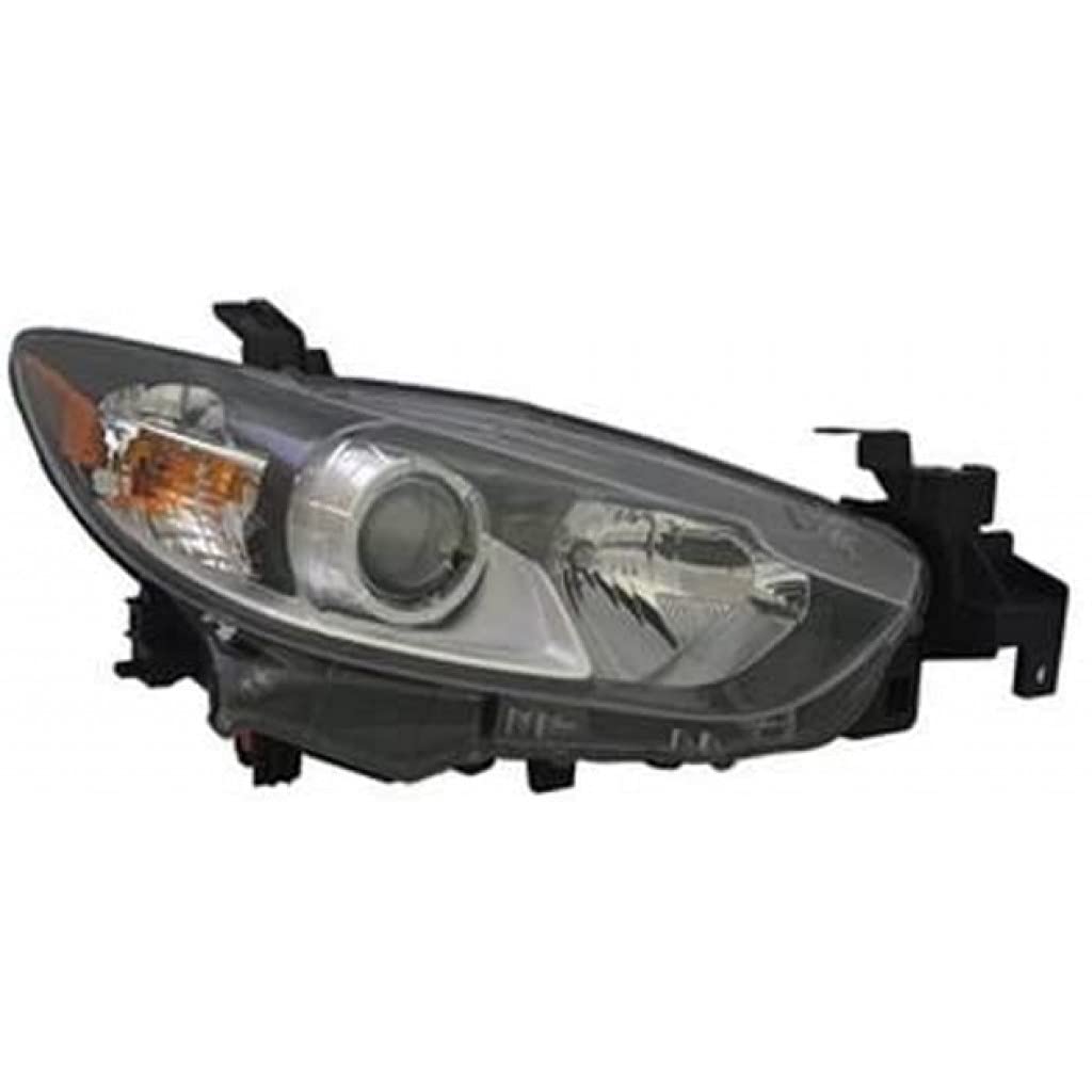 2014-2017 Mazda 6 Passenger Side Headlight Assembly Replacement - OEM MA2519160 / GJR9510K0C - Perfect for Sedan Headlight Upgrade & Night Driving Safety