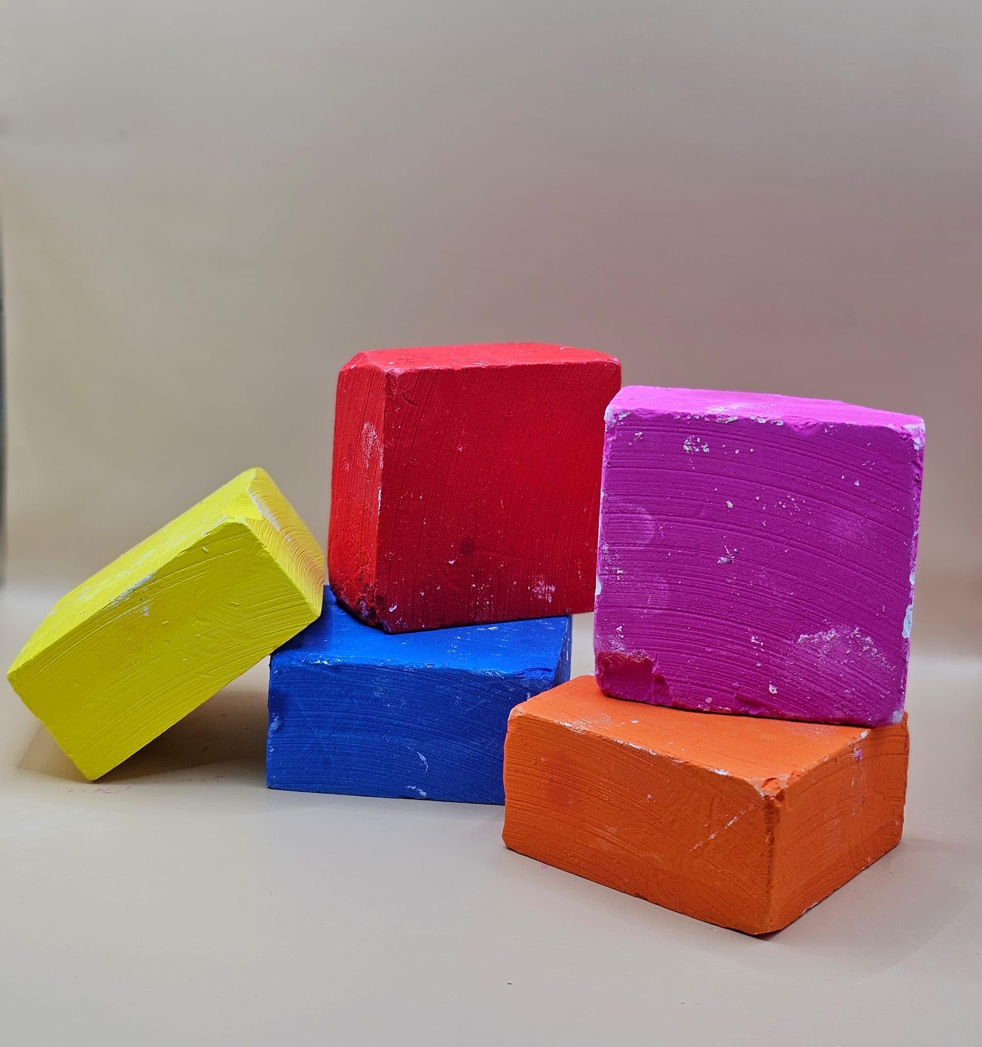 Jenny's Choice Premium Gym Chalk Blocks - 2oz White Magnesium Carbonate for Weightlifting, Rock Climbing & Gymnastics - 8-Pack Soft Hand Chalk for Better Grip - Ideal for CrossFit, Powerlifting & Workout Training