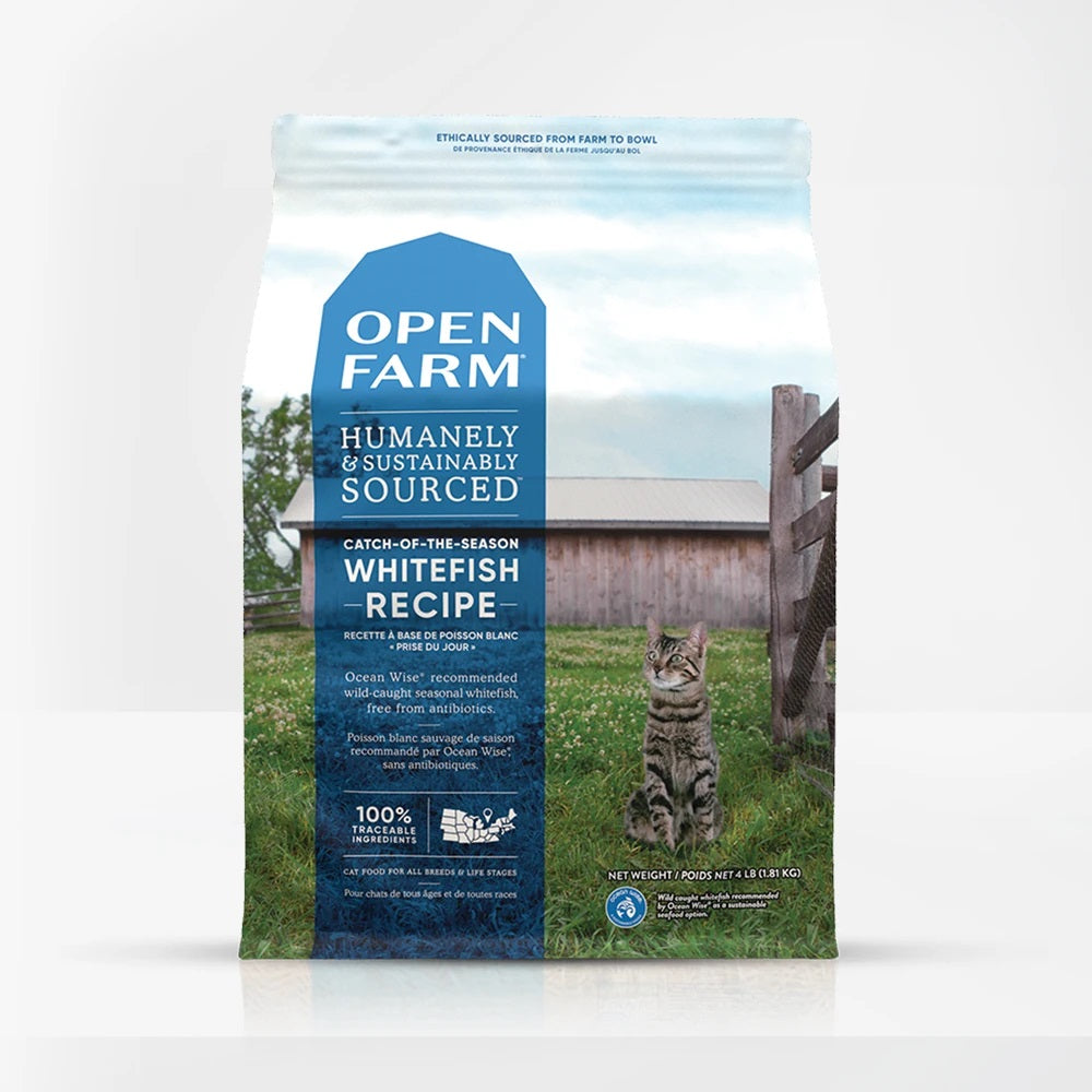 Premium Whitefish Dry Cat Food - Grain-Free, High Protein for Adult Cats - Perfect for Indoor & Outdoor Cats - Supports Healthy Skin & Coat