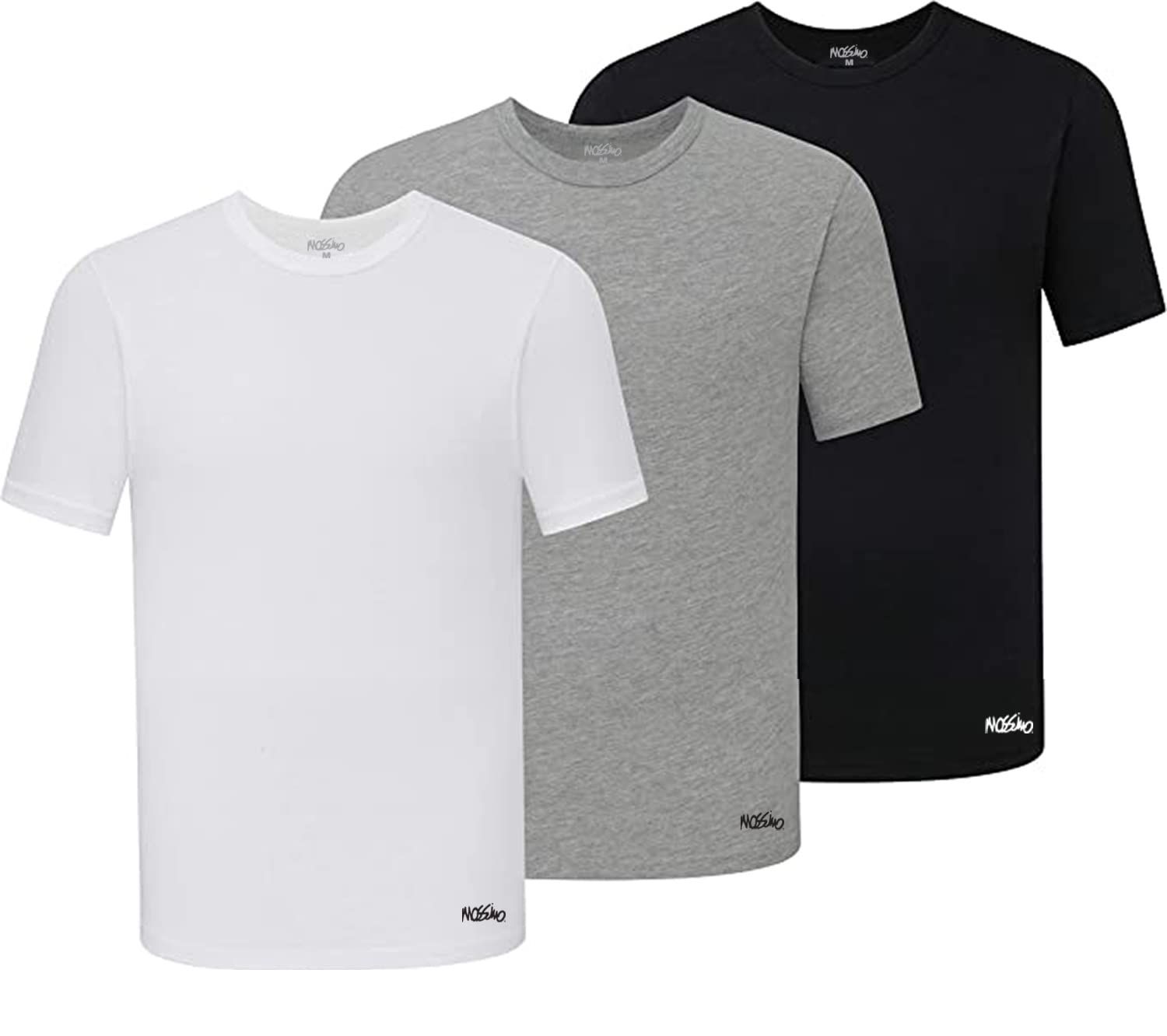 Mossimo 3-Pack Men's T-Shirts - Casual Crewneck Undershirts for Daily Wear