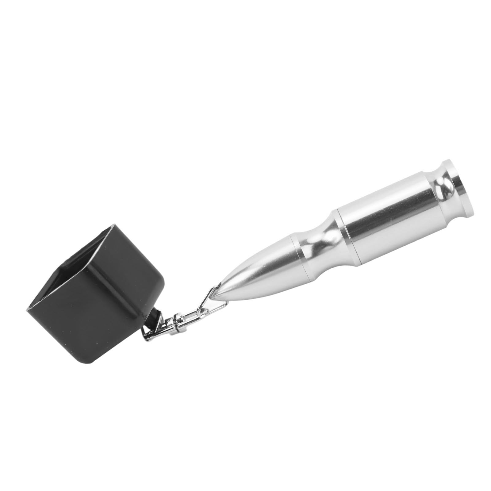 Premium Pool Cue Chalk Holder - Durable Abrasion & Impact Resistant Billiard Accessory for Professional Players (Silver/Black) - Perfect for Bars, Game Rooms & Home Pool Tables