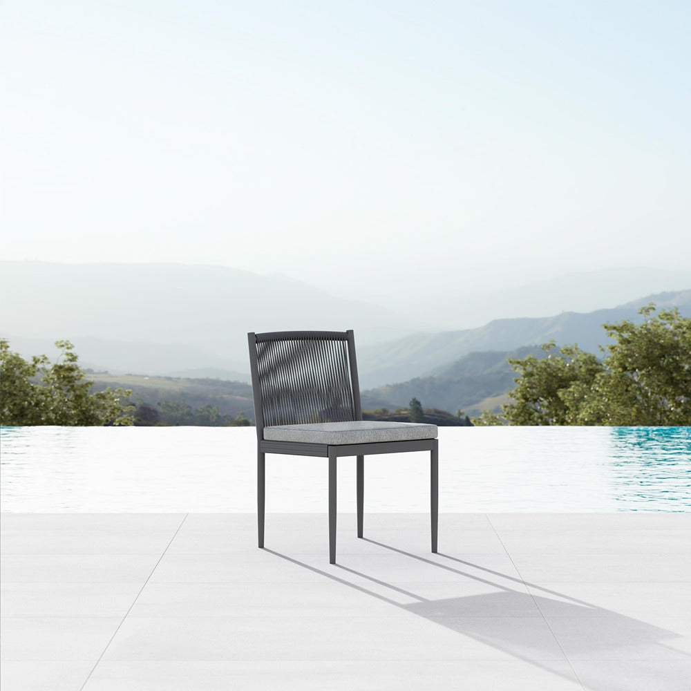 Catalina Outdoor Dining Side Chair - Weather-Resistant Patio Furniture for Garden, Poolside & Backyard Relaxation