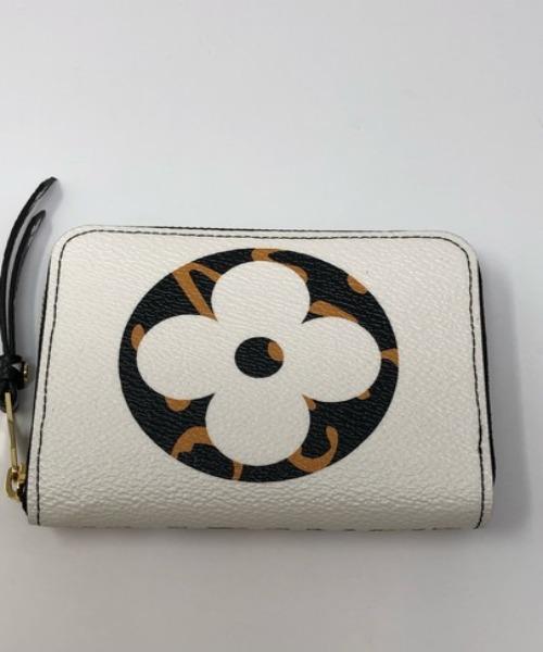 LV Jungle Zippy Coin Purse - Giant Monogram Ivory Wallet for Women | Luxury Small Leather Card Holder for Everyday Use & Travel Accessories