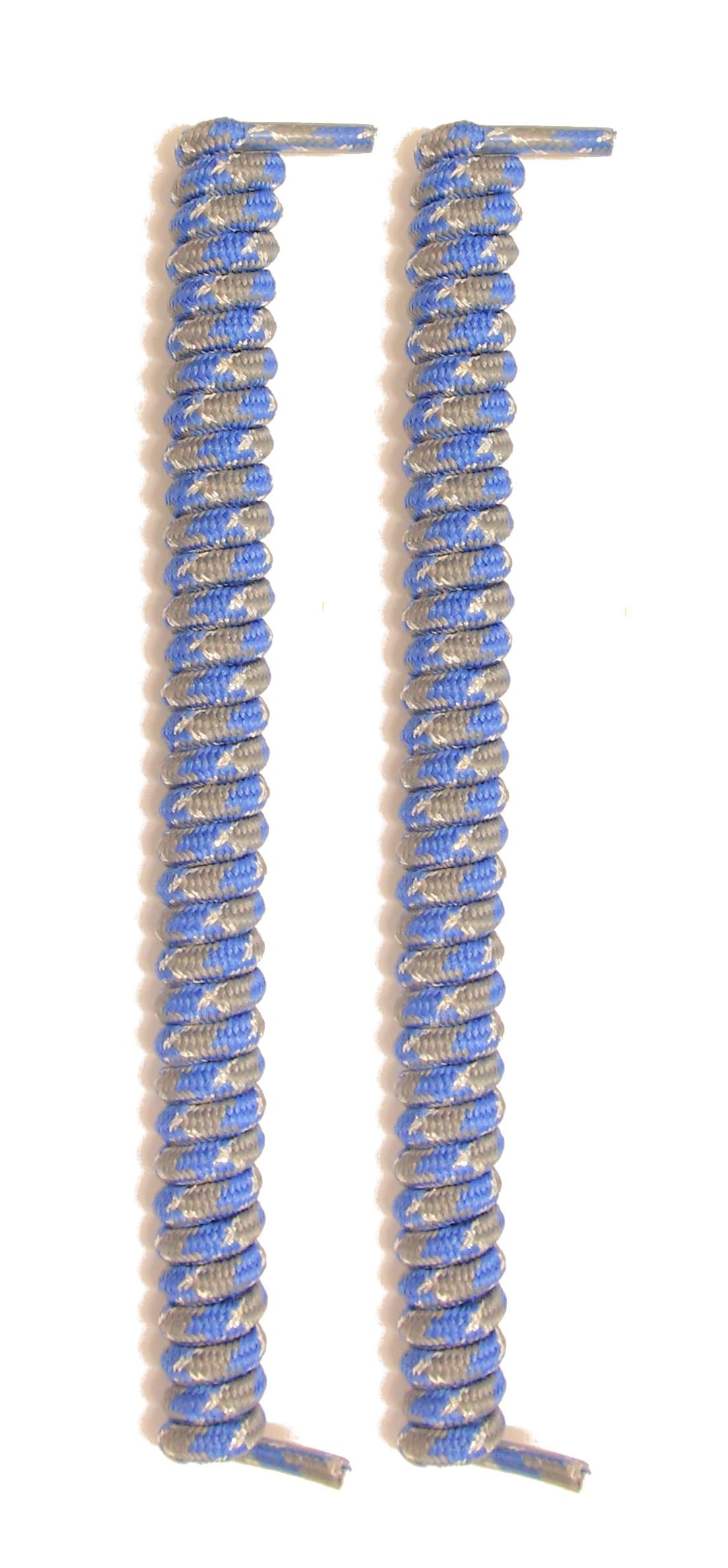 FeetPeople Curly Shoe Laces - 2 Pairs of No-Tie Elastic Shoelaces for Sneakers & Casual Shoes | Perfect for Kids, Adults & Seniors with Mobility Issues