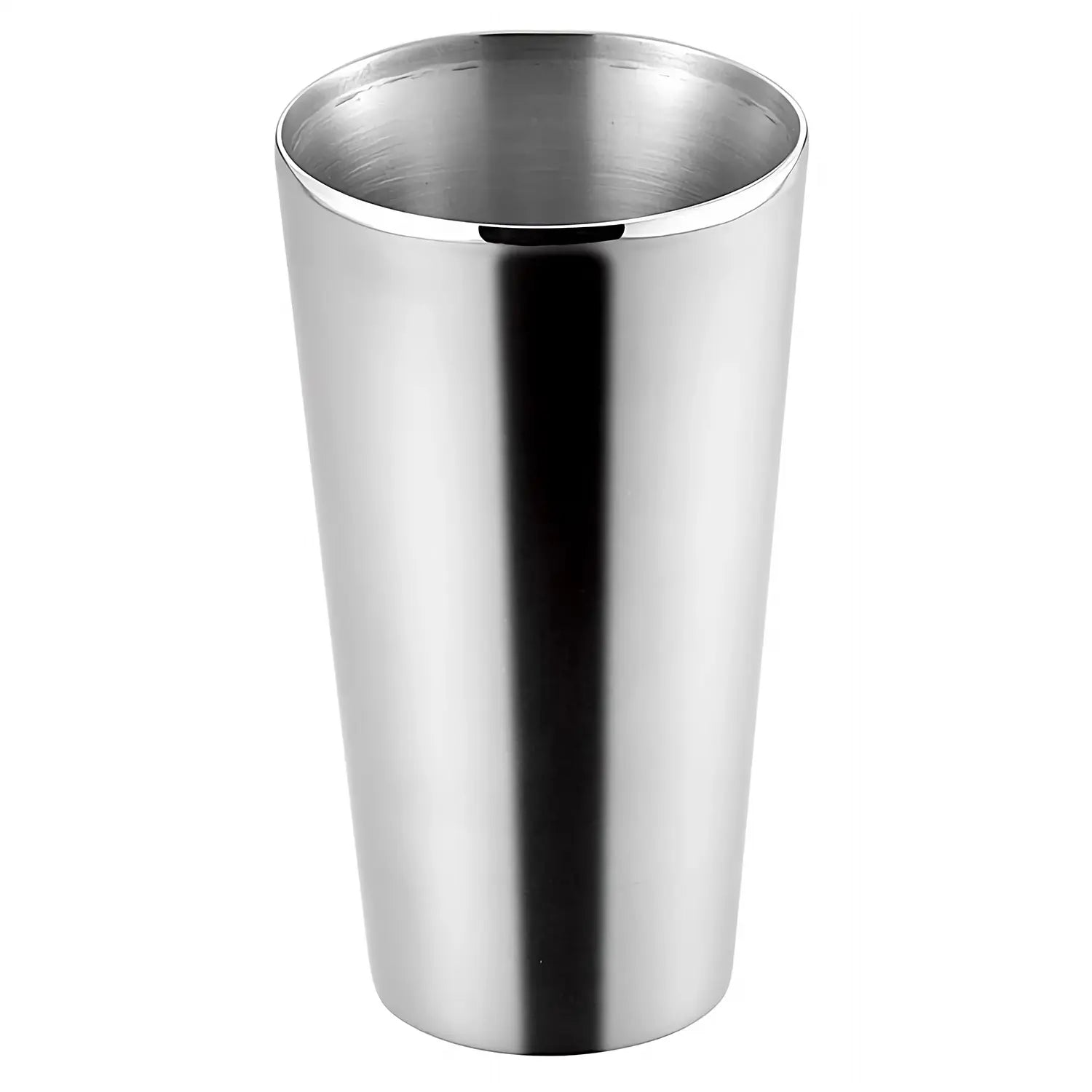 Asahi Premium Stainless Steel Double Wall Insulated Beer Glass - 250ml (8.5oz) - Keeps Drinks Cold for Hours - Perfect for Iced Beer, Cocktails, and Home Bars - Dishwasher Safe & Sweat-Proof