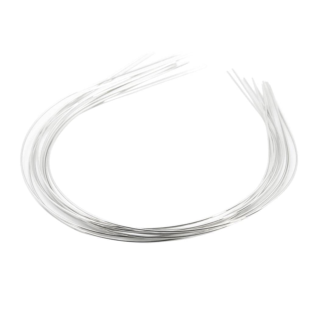 Zalati 10-Pack Stainless Steel Hair Hoops for DIY Headband Making - 1.2mm No Teeth Hair Bands - Perfect for Crafting, Fashion Accessories & Hair Styling