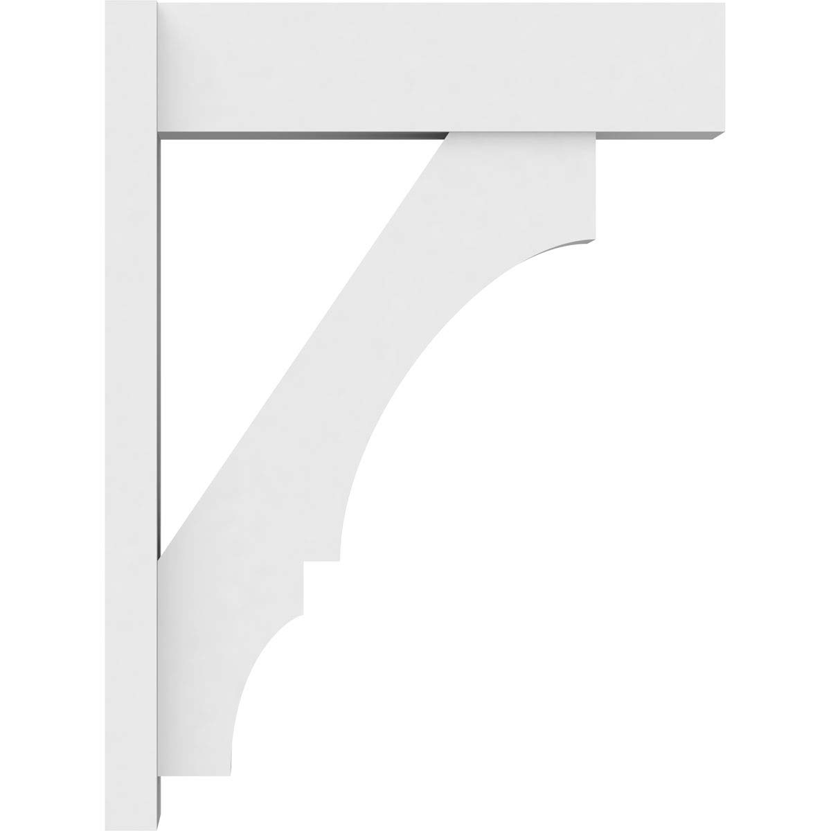 Ekena Millwork Balboa Architectural Grade PVC Outlooker with Block Ends - 7