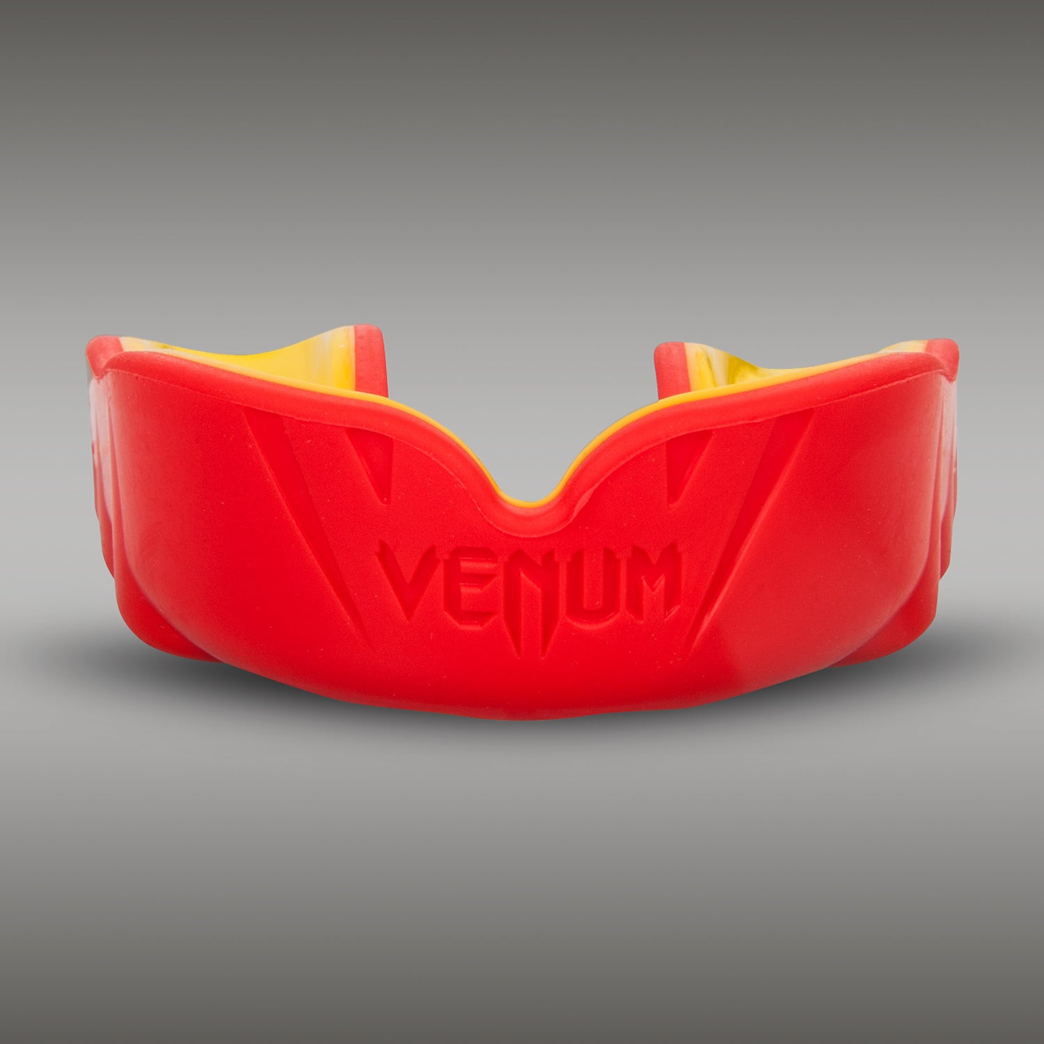 Venum Challenger Mouthguard for MMA, Boxing & Training - Red & Yellow - Comfortable & Durable Mouth Protection for Fighters & Athletes