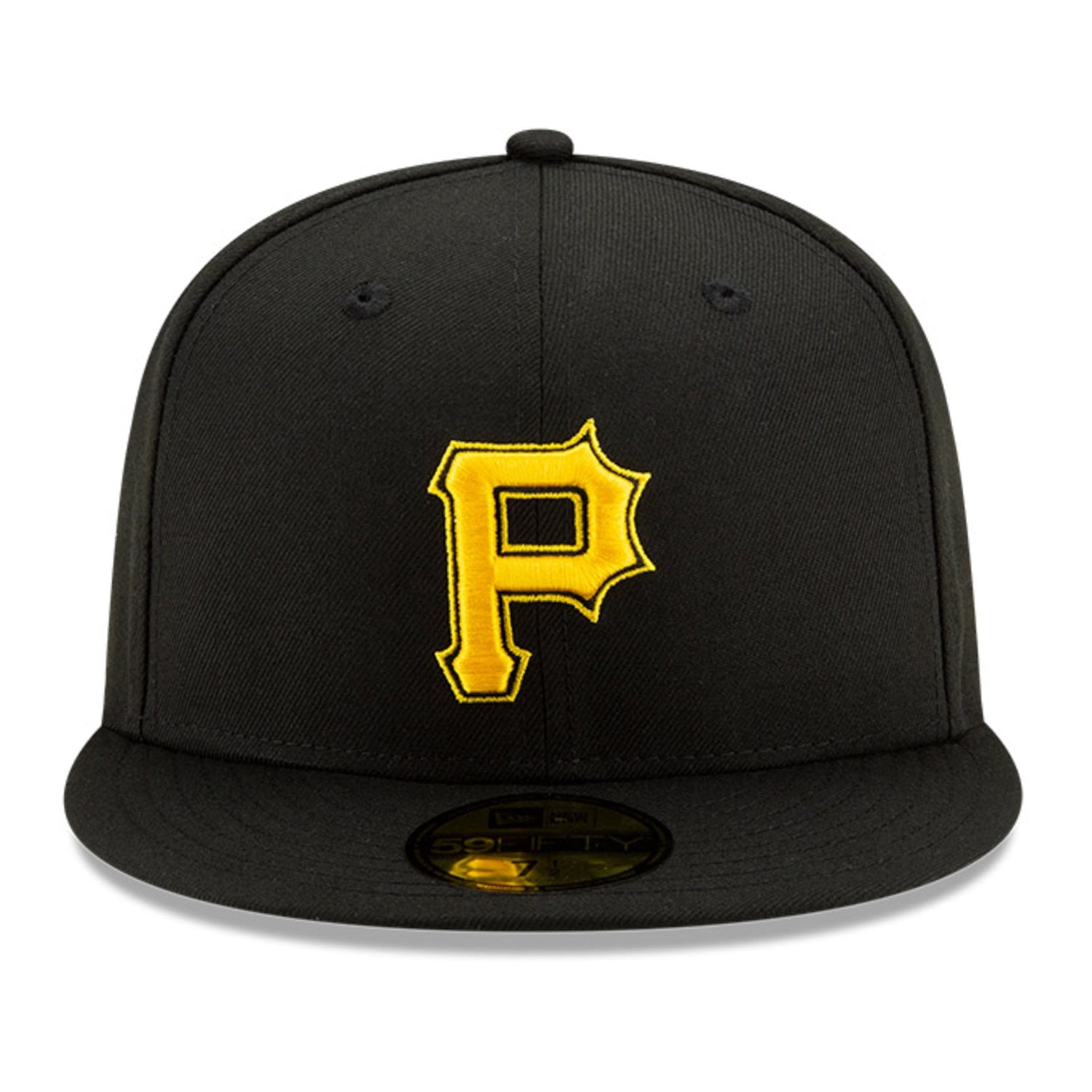 New Era 59Fifty Authentic Pittsburgh Pirates Alternate 2 Baseball Cap - Black MLB Official Licensed Hat for Men & Women | Perfect for Games, Sports, and Casual Wear