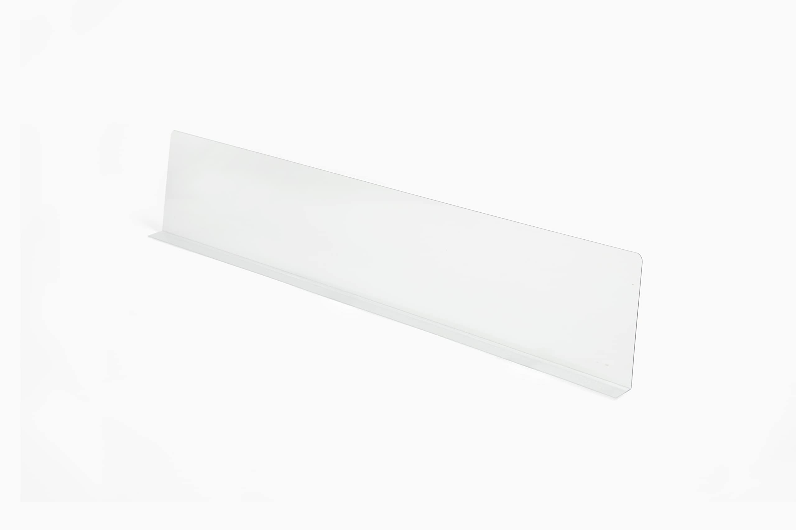 Clear Plastic Shelf Dividers - 100 Pack, 13