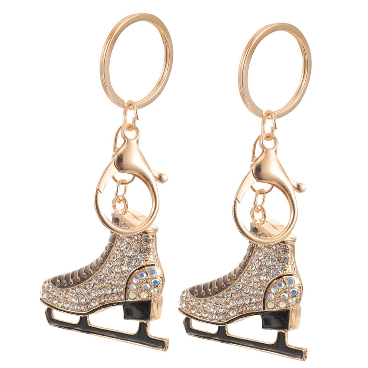 COOLHIYA Adorable Ice Skates Keychains for Boys and Girls - Skate Shaped Keychains for Winter and Sports Lovers