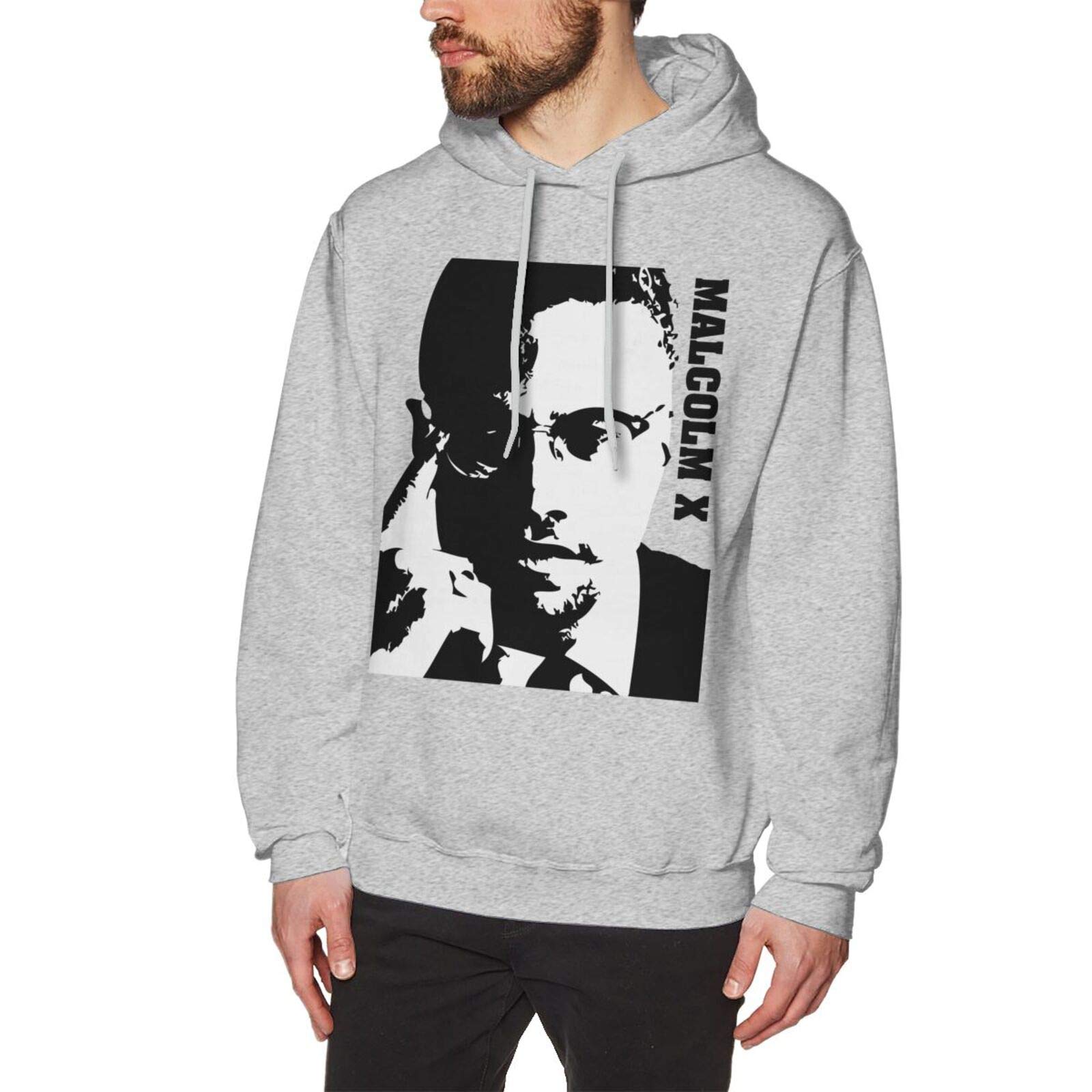 Malcolm X Pullover Hoodie - Men's Hip Hop Graphic Tshirt & Sportswear for Streetwear, Casual Wear, and Urban Fashion