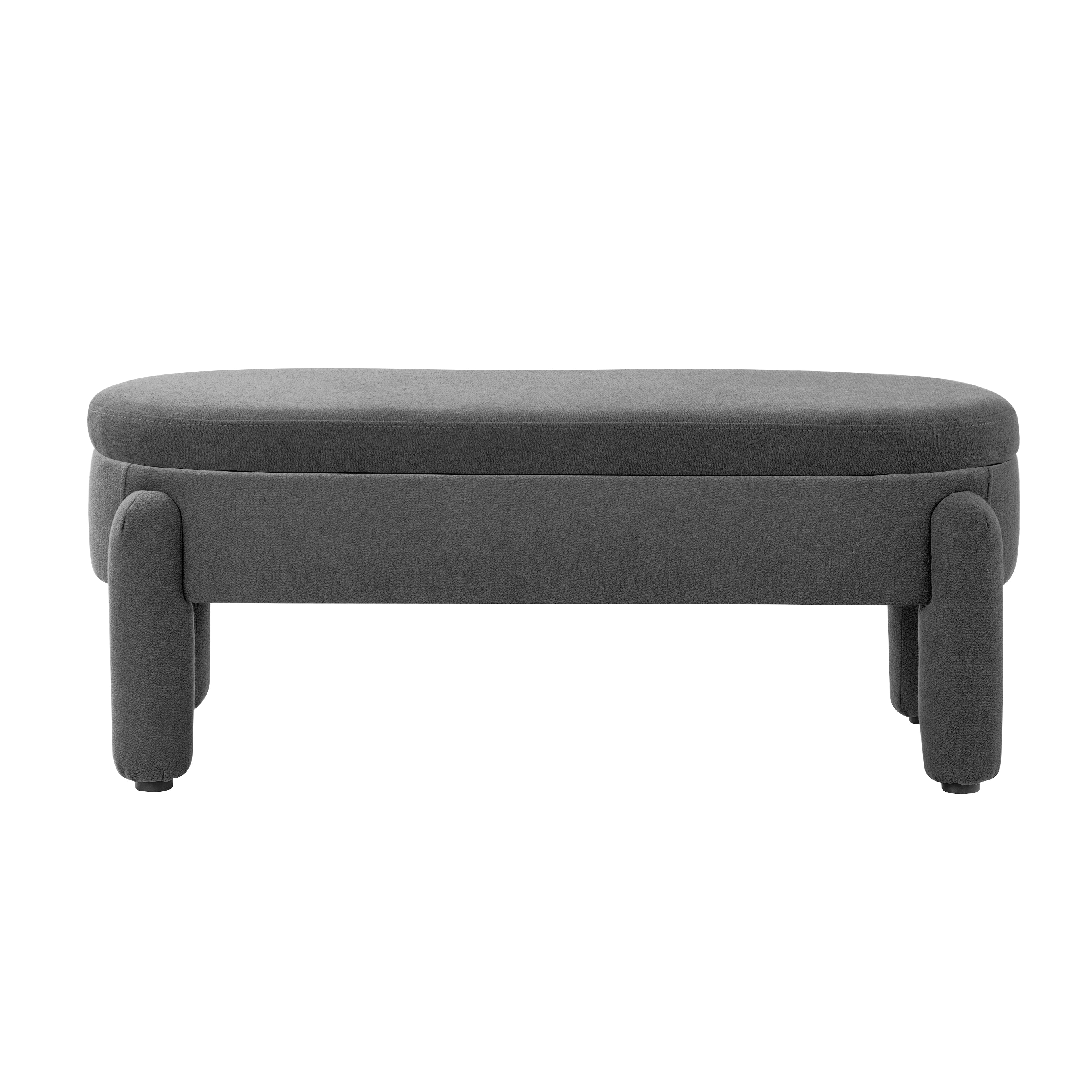 Flavio Storage Bench with Waterproof Fabric - Stylish Entryway Seat & Shoe Storage Organizer for Living Room, Bedroom, or Mudroom