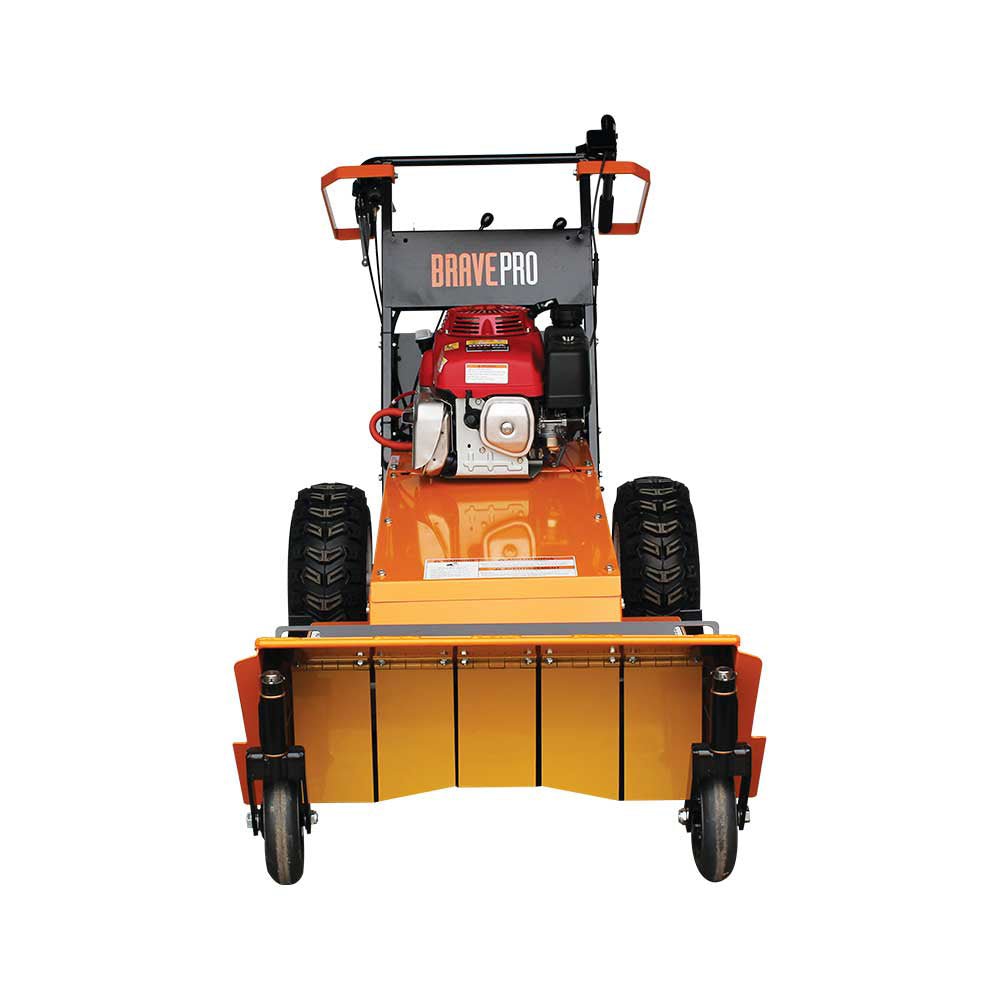 Brave 26-Inch Professional Brush Cutter with Honda GXV390 Engine - Heavy Duty Weed Trimmer for Landscaping, Yard Maintenance & Property Clearing