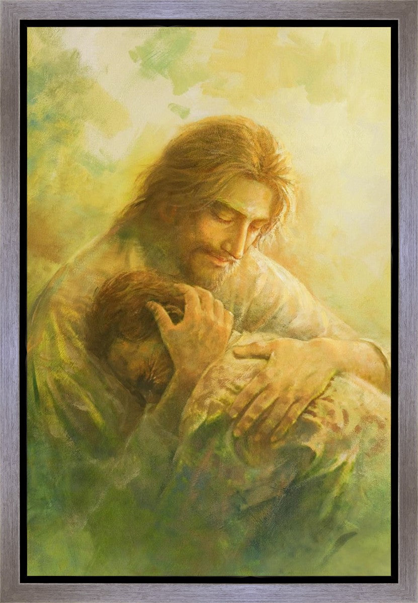 Premium 'I Will Give You Rest' Gallery Wrap Canvas Art - Inspirational Christian Wall Decor for Home, Office & Church