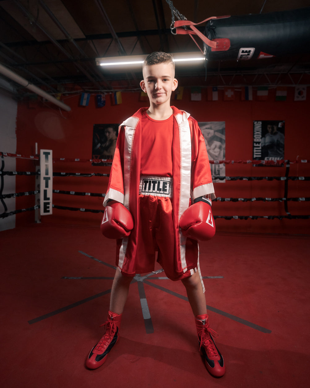 TITLE Boxing Fingertip Training Robe - Premium Boxing & MMA Sparring Gear for Fighters - Perfect for Gym Workouts, Martial Arts Training & Competition