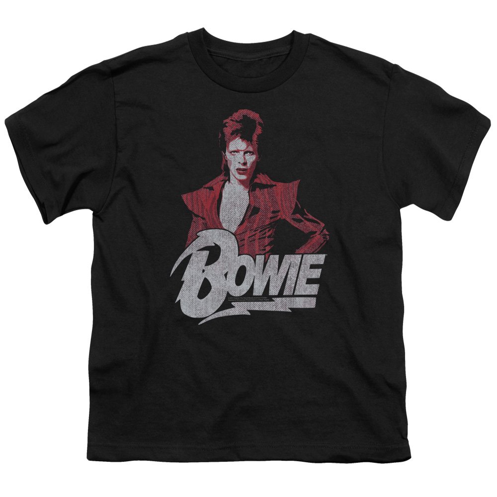 David Bowie Diamond Graphic Unisex Youth T-Shirt for Boys & Girls - Cool Music Band Tee for Concerts, School & Casual Wear