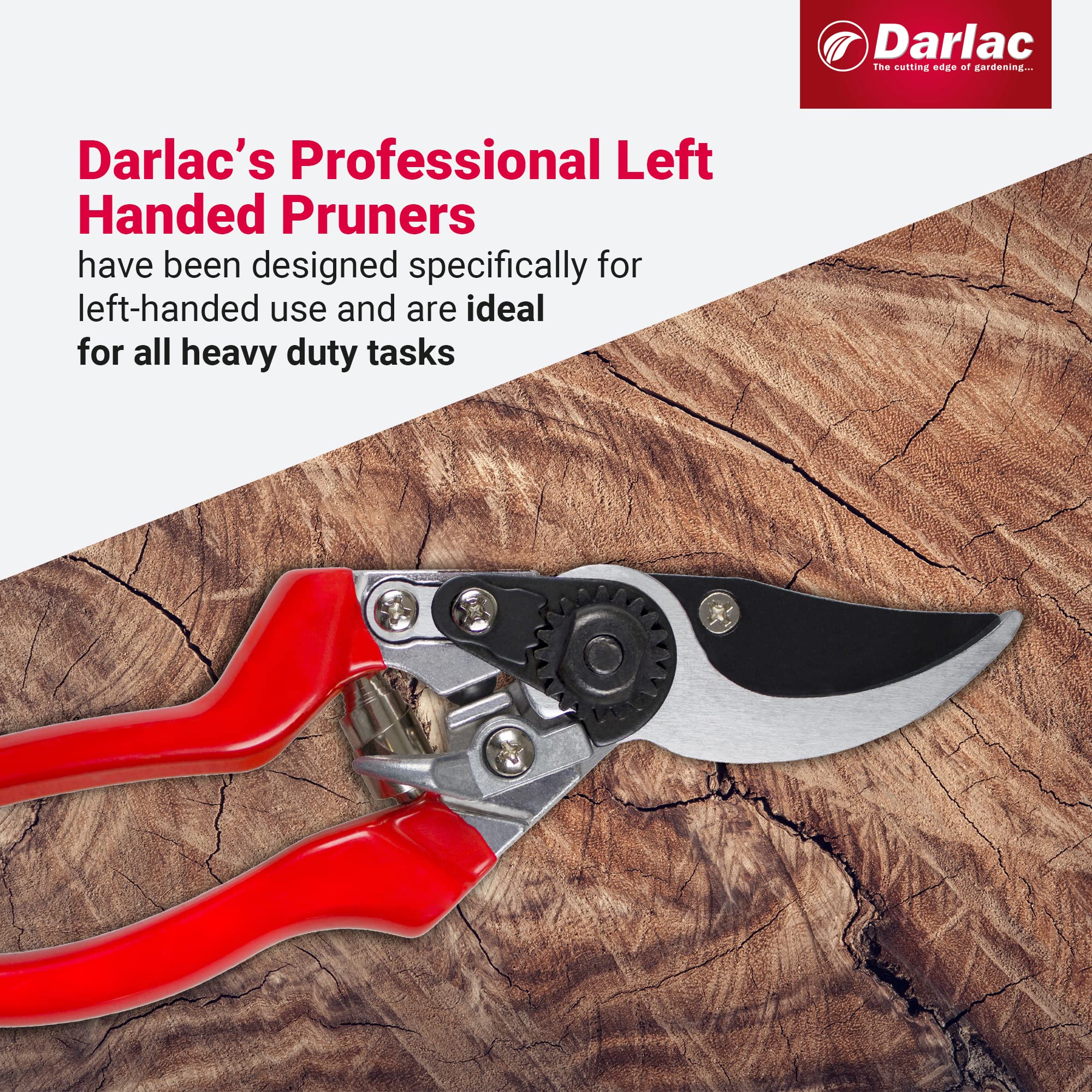DP631 Professional Left Hand Pruner - High Quality Gardening Shears for Left-Handed Users | Perfect for Trimming, Pruning & Landscaping