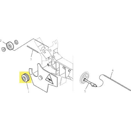 ESAB Feed Roll 0.6mm & 0.8mm V Hard (Part #0367556001) - Replacement Roller for Welding Wire Feeders - Perfect for MIG Welding & Industrial Applications