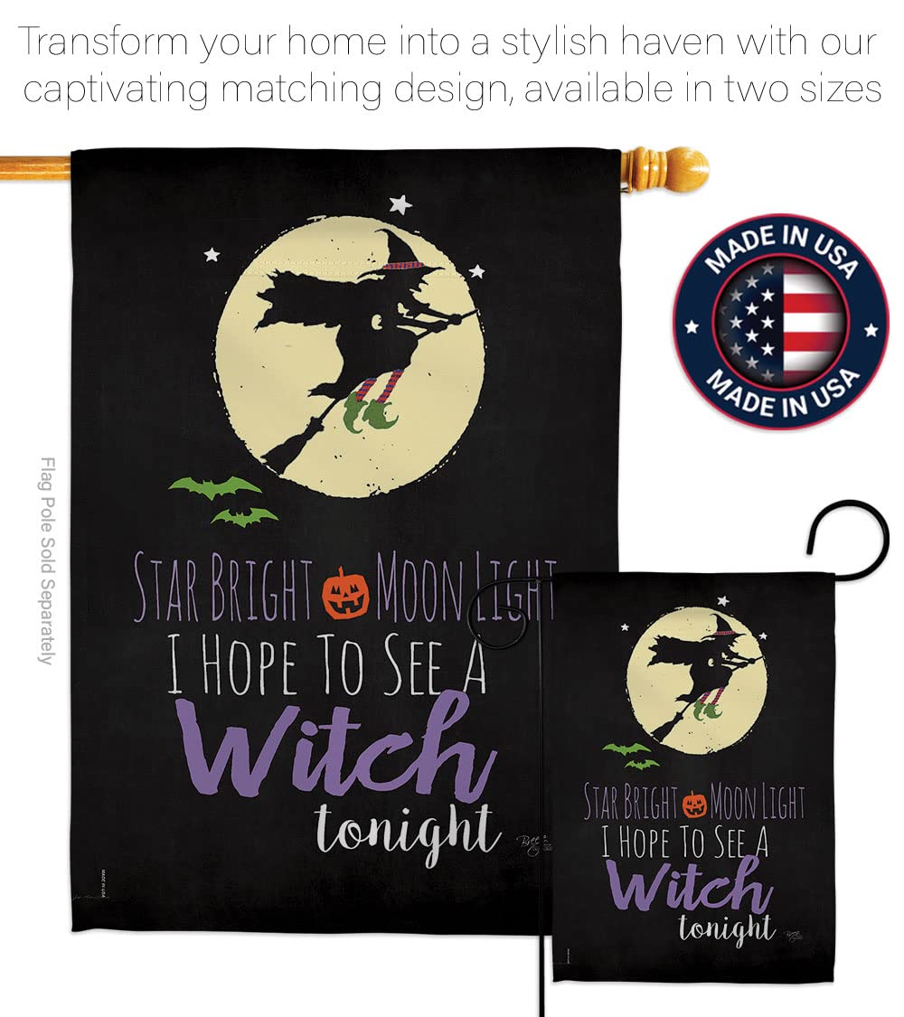 Halloween Decorative Flag 28x40in - Fall Star Bright Vertical House Flag for Outdoor & Indoor Decor
